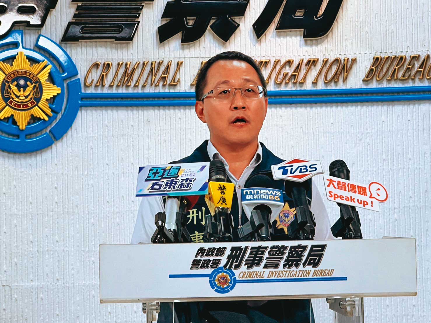 承辦此案的刑事局隊長張詔雄(圖)親自問筆錄,順利突破2嫌心防。