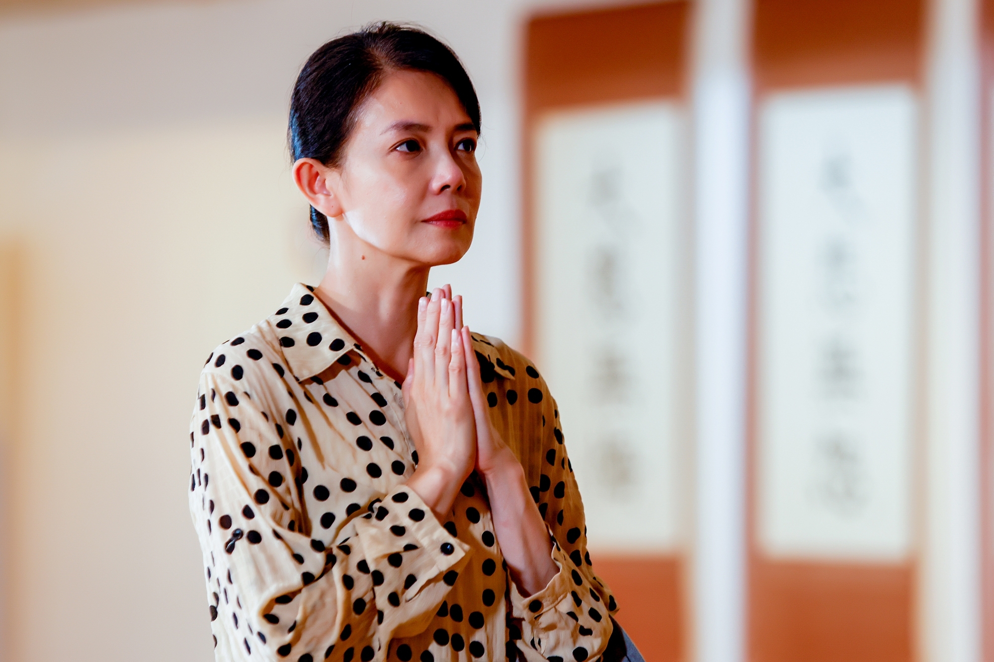 林美貞在新戲飾演陸配。(大愛提供)