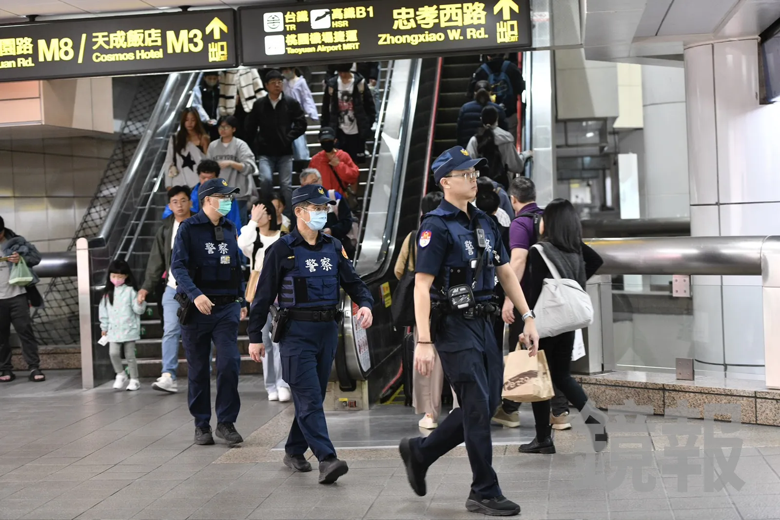 台北捷運公司、董座趙紹廉昨(22日)表示,當天所有監視器均正常運作。(鏡報李智為)