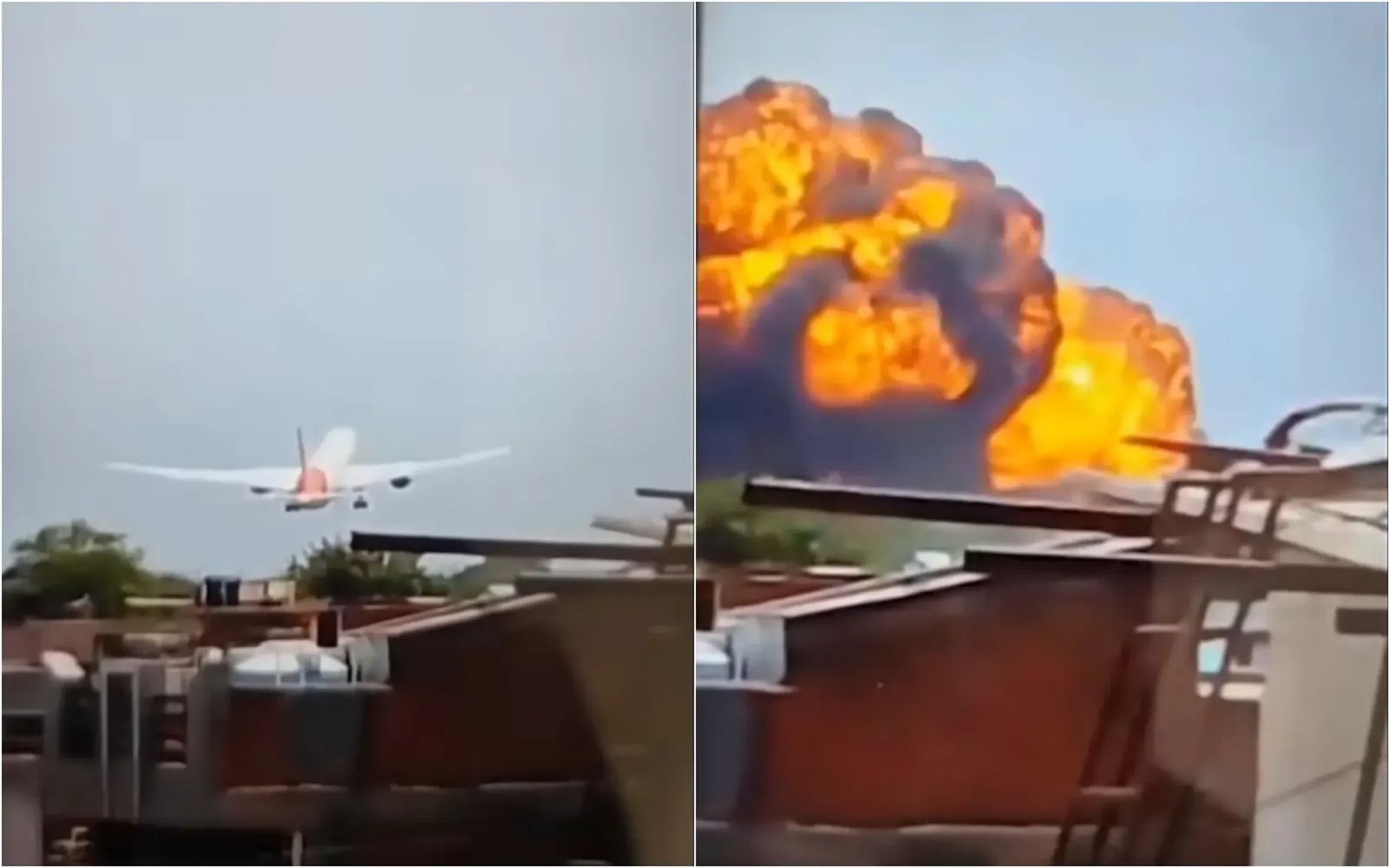 印度航空空難總死亡人數達279人，成為印度有史以來最嚴重的空難事故之一。（翻攝YouTube）