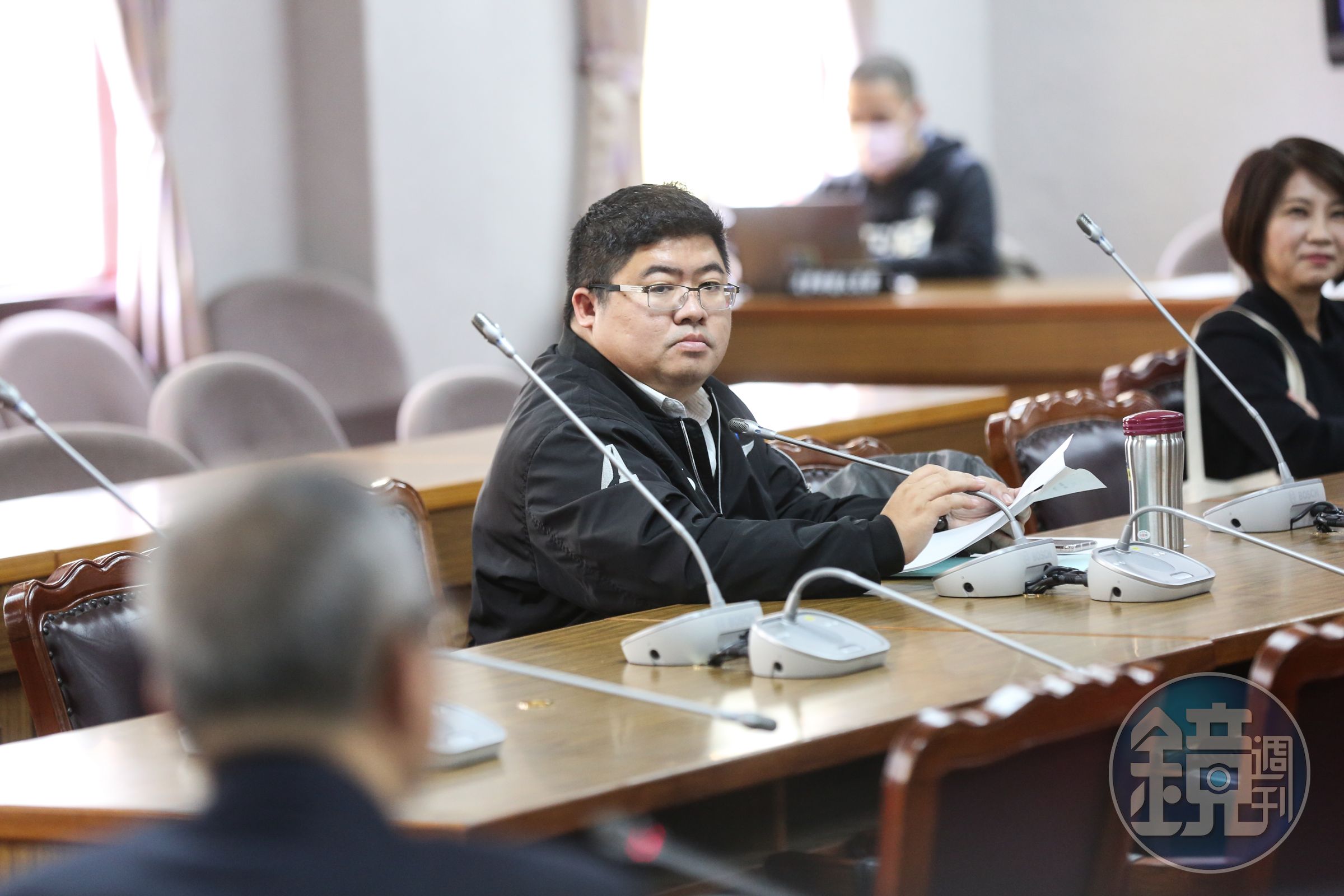 蔡易餘今回嗆賴士葆,國民黨頭殼壞掉,幹嘛提出大罷免,直接提出倒閣就好了。(本刊資料照)