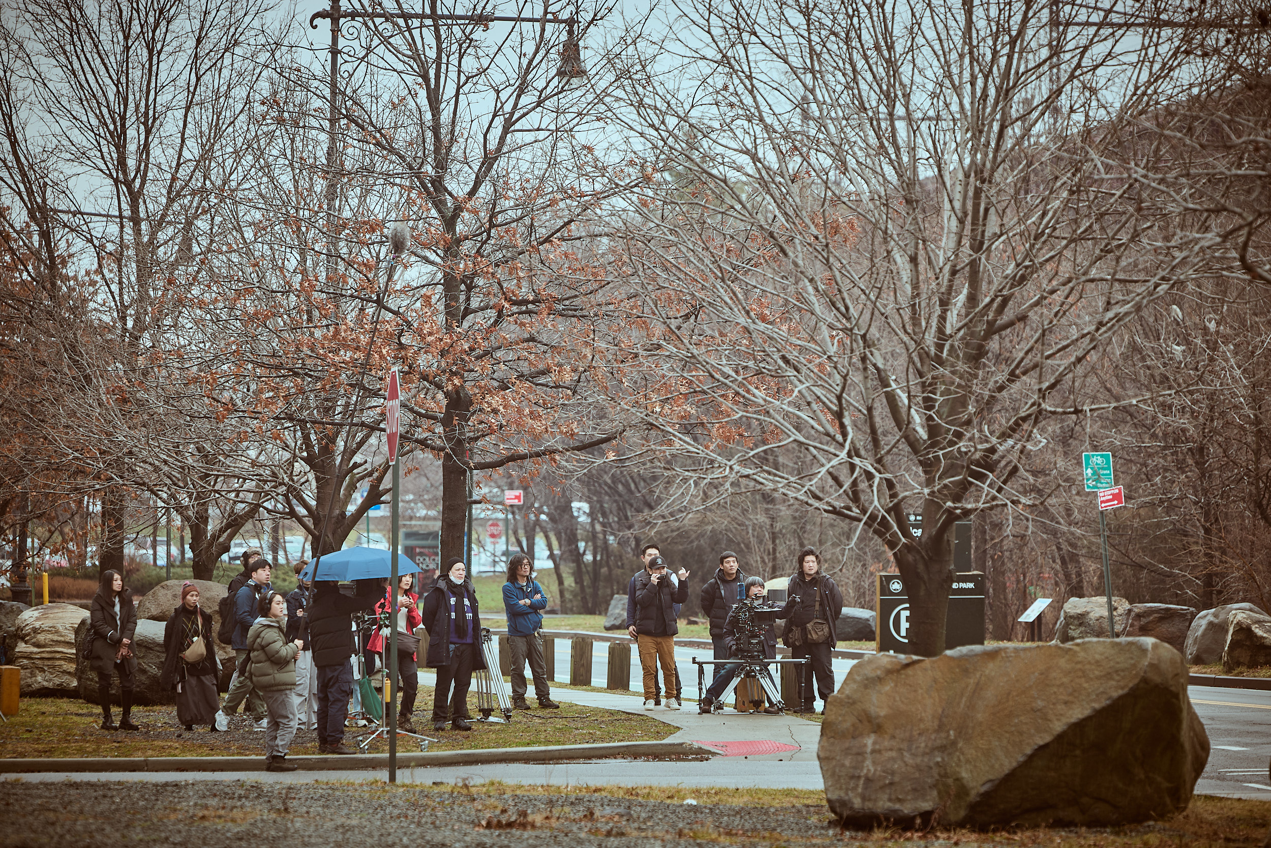 《女兒的女兒》在紐約拍攝時遇上當地近年最寒冷的冬天。 （東昊影業提供）