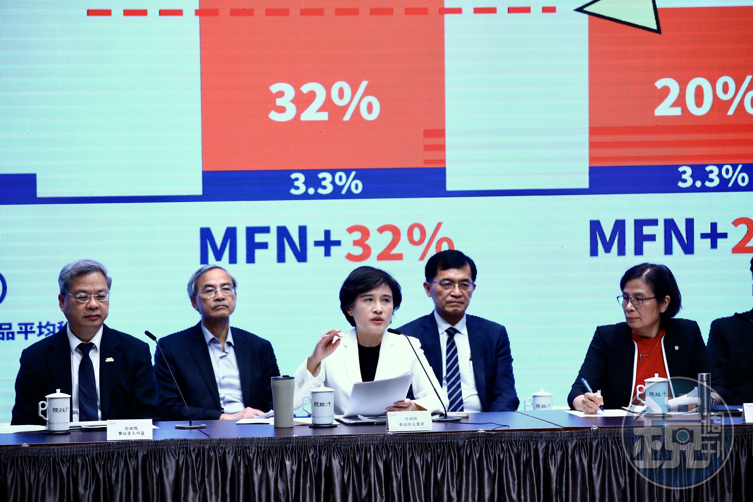 行政院今日下午召開記者會,說明台美關稅談判進度及產業支持方案。提問環節勞動部次長李健鴻證實,減班失業人數確實可能達4.2萬人。