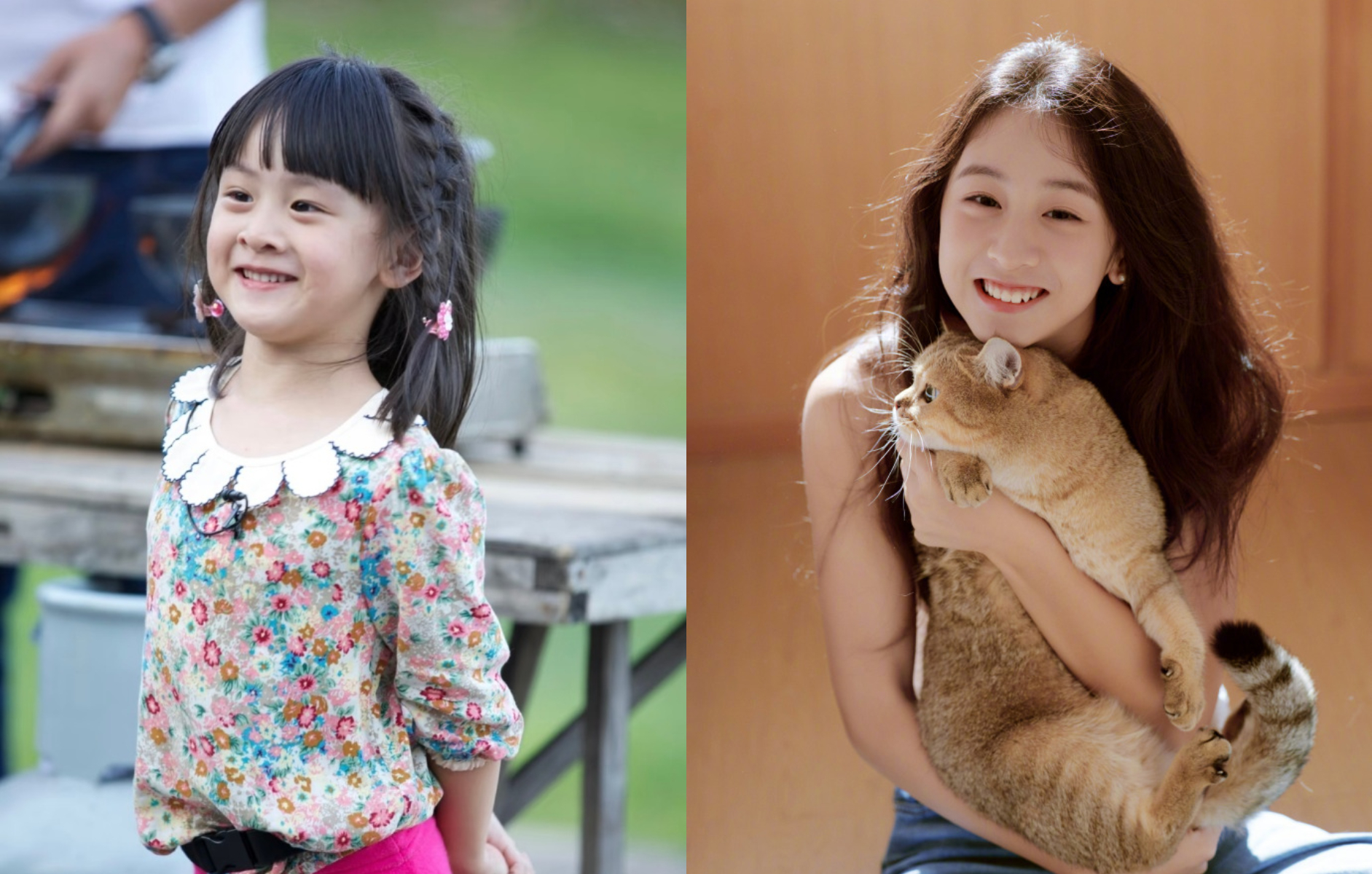 「森碟」田雨橙過18歲生日，近照和小時候沒有差太多。（翻攝田亮微博）