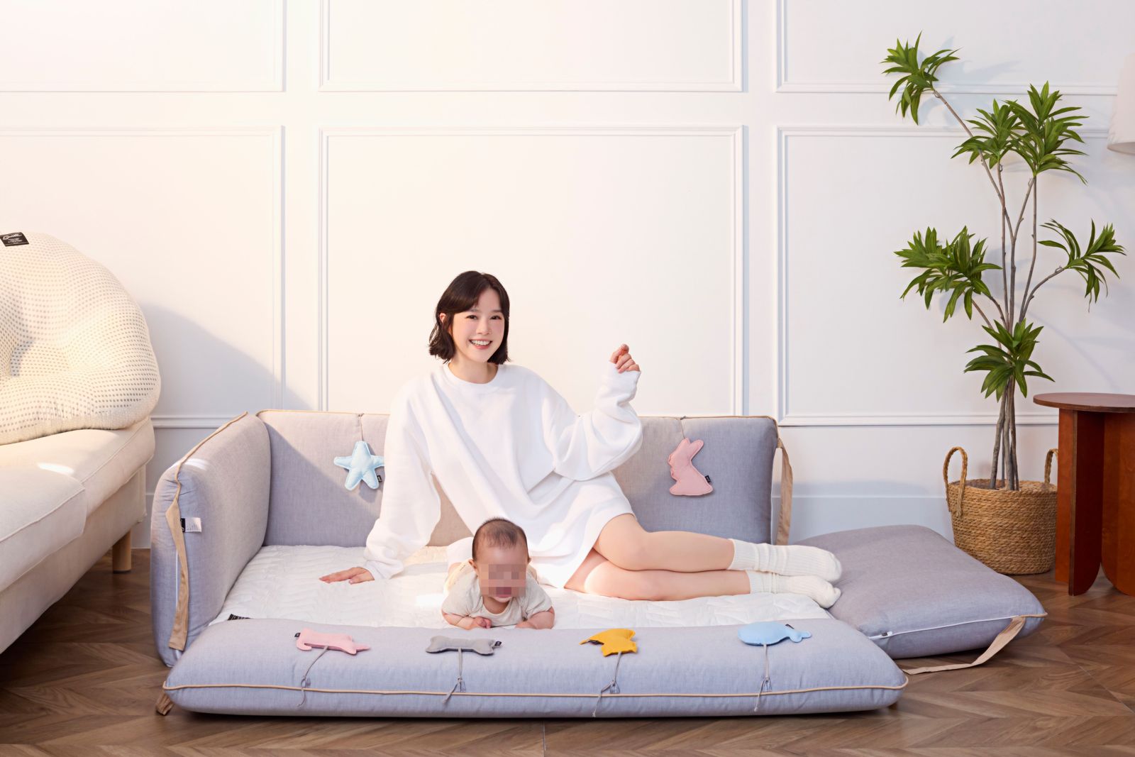 李佳穎感嘆兒子長得很快。（圖／DollBao逗寶）