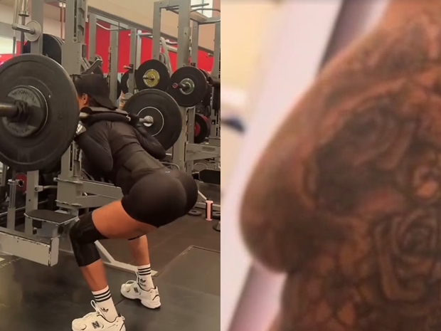 辣模雀兒喜分享整形失敗的驚悚經歷，豐臀竟然植體走山。（翻攝自雀兒喜IG、dailymail網站）