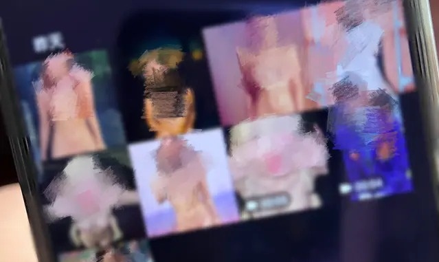 一名女網友在Dcard論壇揭露，交往近8年的男友，手機竟藏網紅、偶像的照片用AI做成裸照。（翻攝自Dcard）