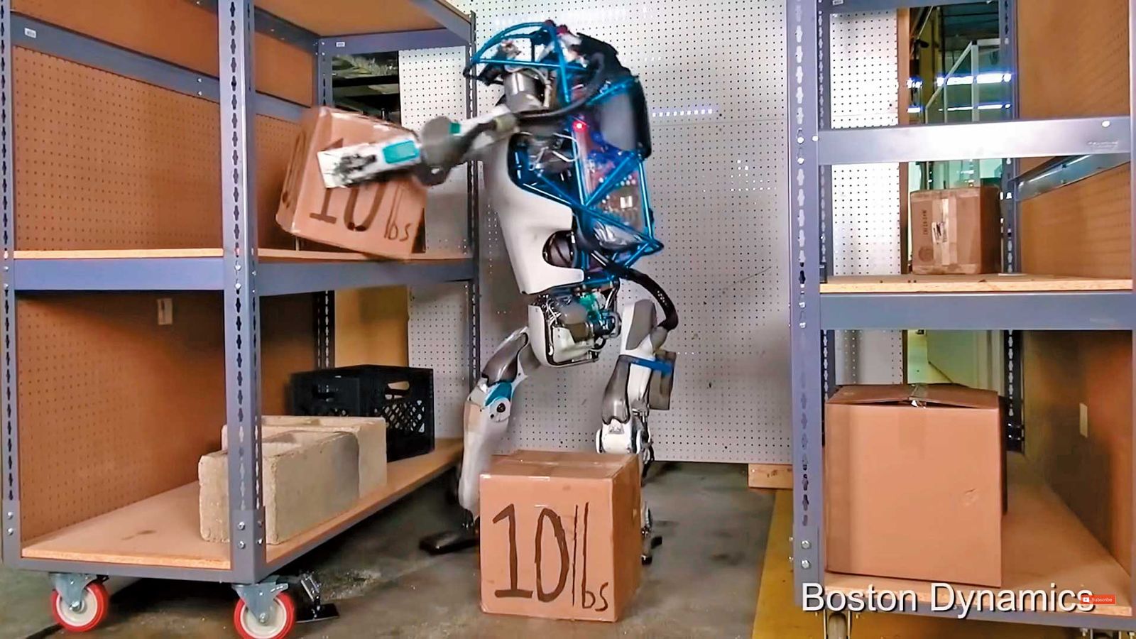 機器人可望成為AI下一個殺手級應用，尤其是在智慧工廠領域。（圖／翻攝自Boston Dynamis）