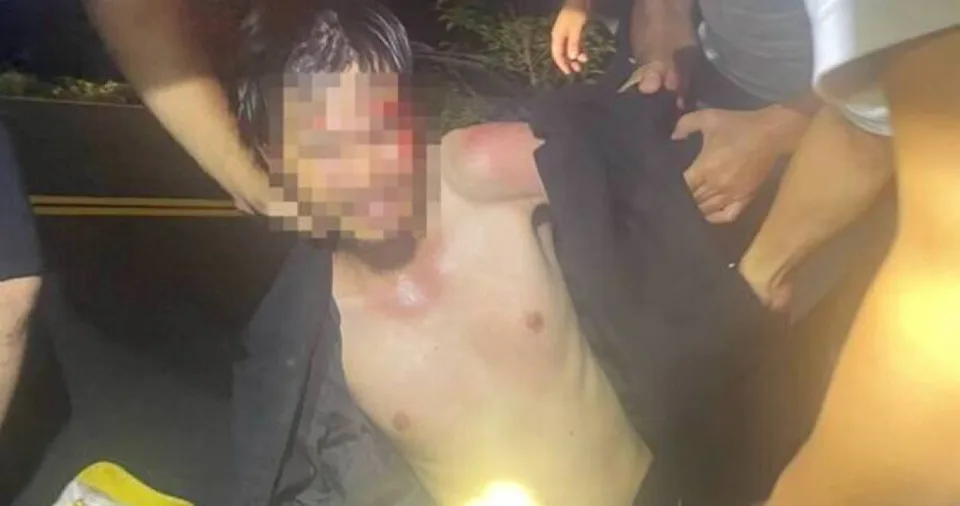 22歲越南籍黎姓男子，去年10月持BB彈手槍闖入便利商店搶劫。（翻攝畫面）