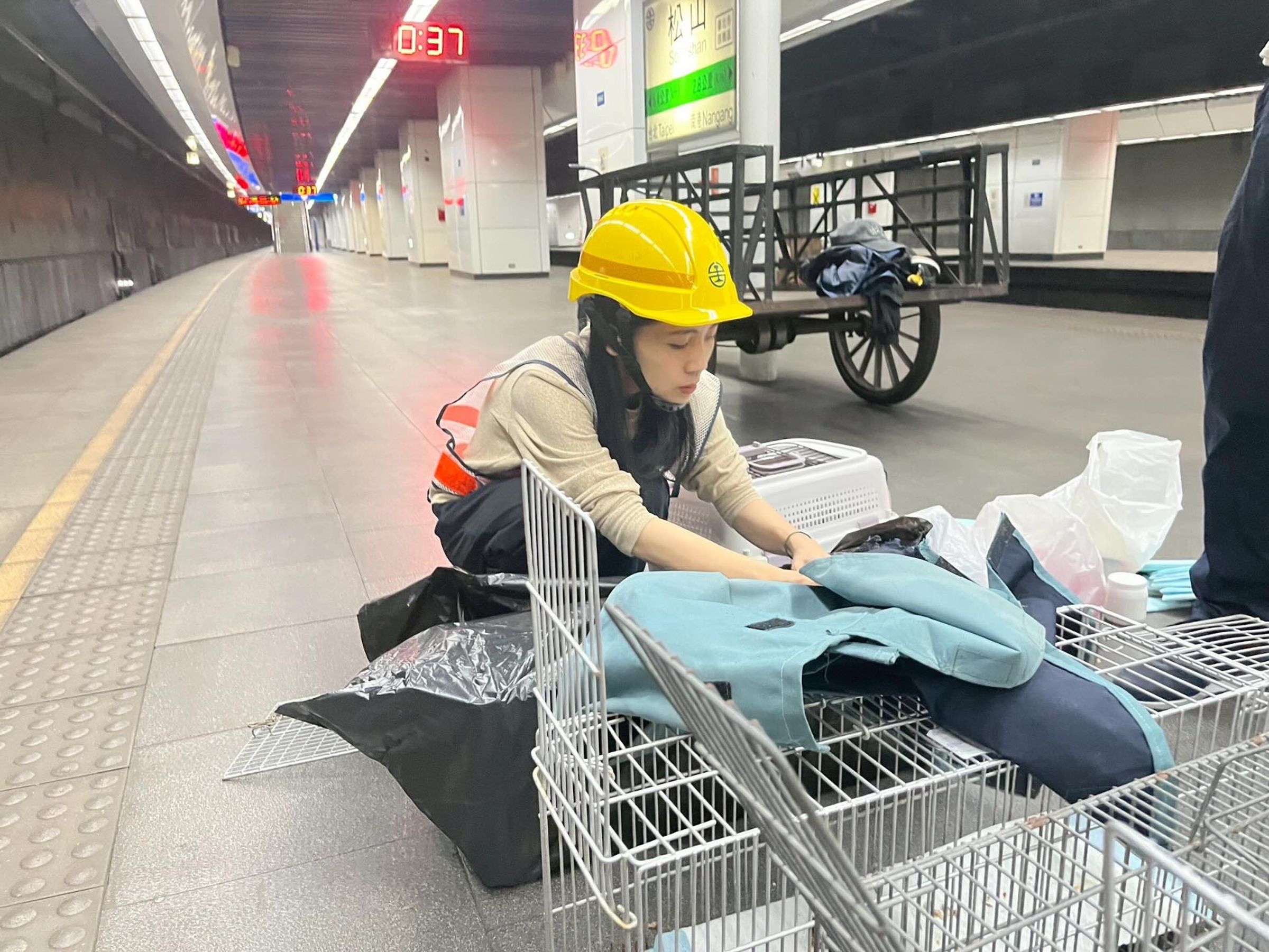 藍委徐巧芯協助曝光此事,還曾半夜到車站幫忙找貓。(翻攝自徐巧芯Threads)