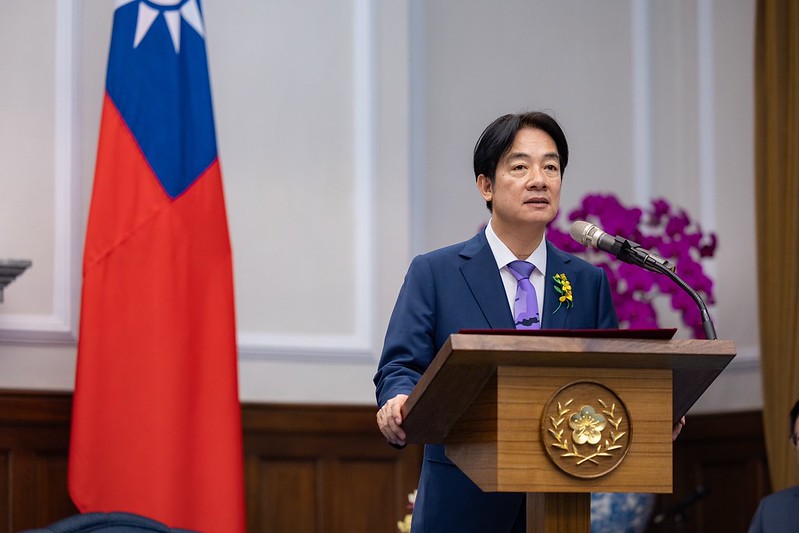 總統賴清德今（23日）日正式公告《憲法訴訟法》，新法也在公布後3天內生效。（翻攝自總統府flickr）