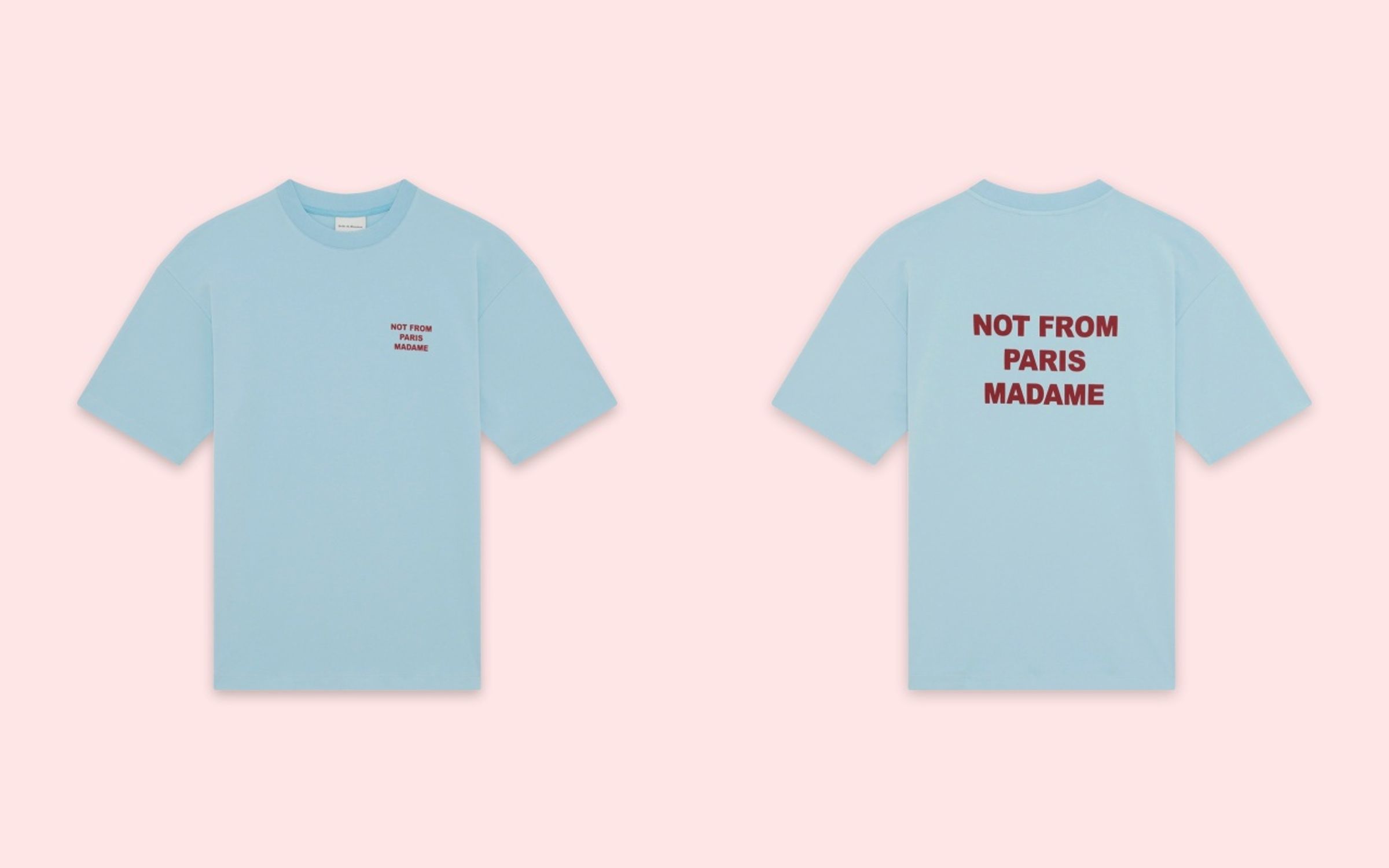 「Not From Paris Madame」slogan T-Shirt。NT$4,580(ARTIFACTS提供)