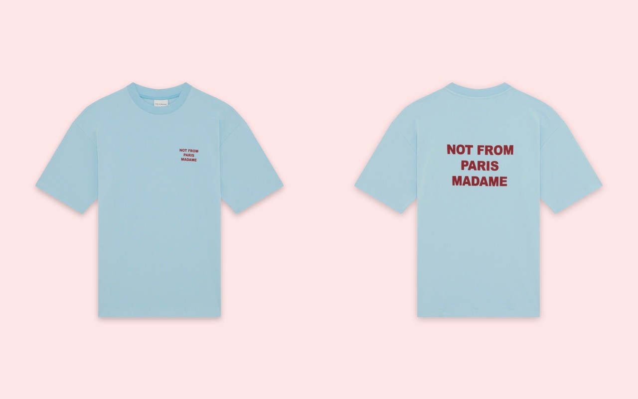 「Not From Paris Madame」slogan T-Shirt。NT$4,580（ARTIFACTS提供）