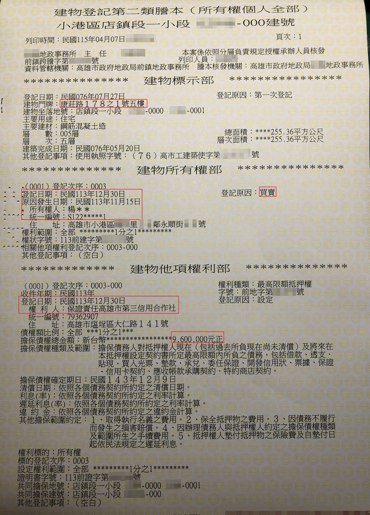 陳麗娜公公向高雄三信貸款近千萬元買下房產，遭質疑2人之間是否有實際金流。（翻攝《狼與羊的午餐投票》粉專）