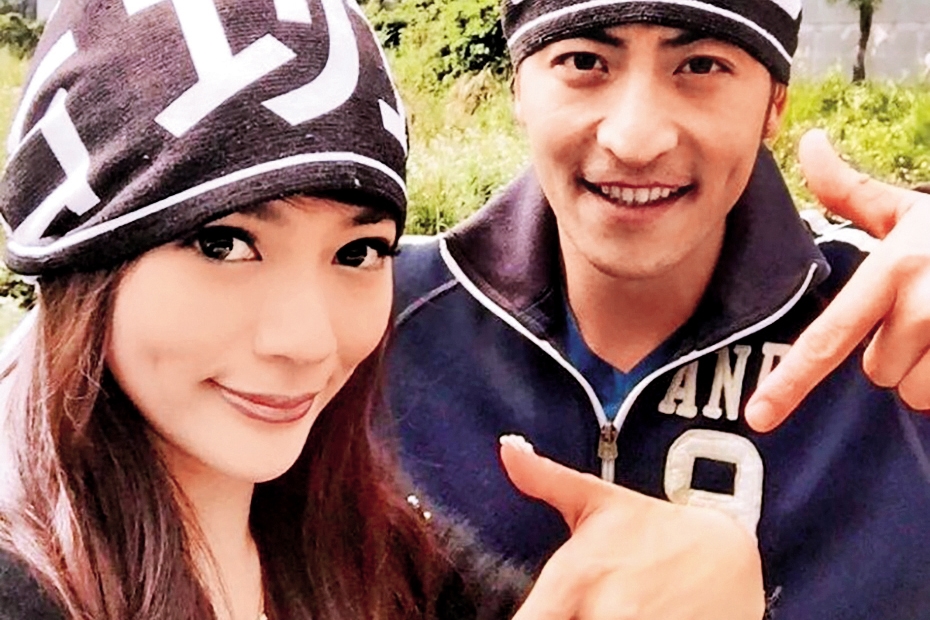 趙駿亞（右）歷任女友中，高宇蓁（左）是少數未與他撕破臉的前女友。（翻攝自趙駿亞臉書）