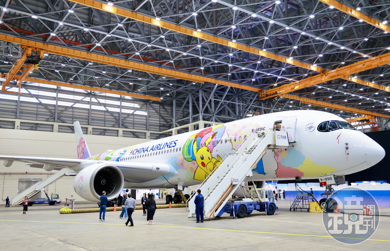 除了機身外觀，引擎處也藏有待旅客發掘的小驚喜。