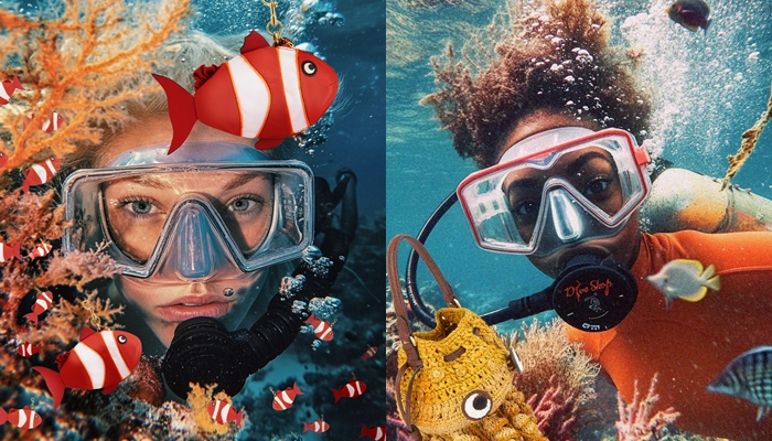 Anya Hindmarch全新推出「Anya’s Dive Shop」海洋系列。（Club Designer提供）
