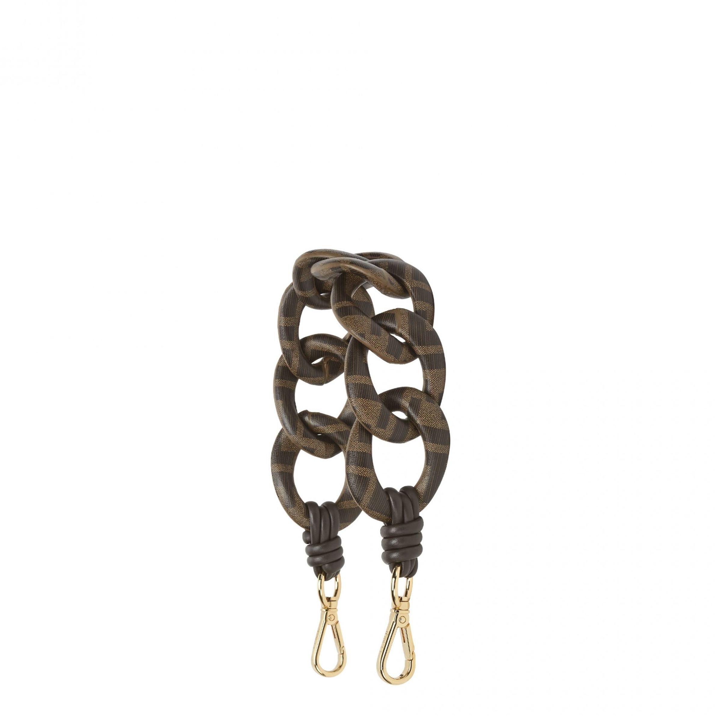 FF LOGO皮革Mini Strap You。NT$30,400（FENDI提供）