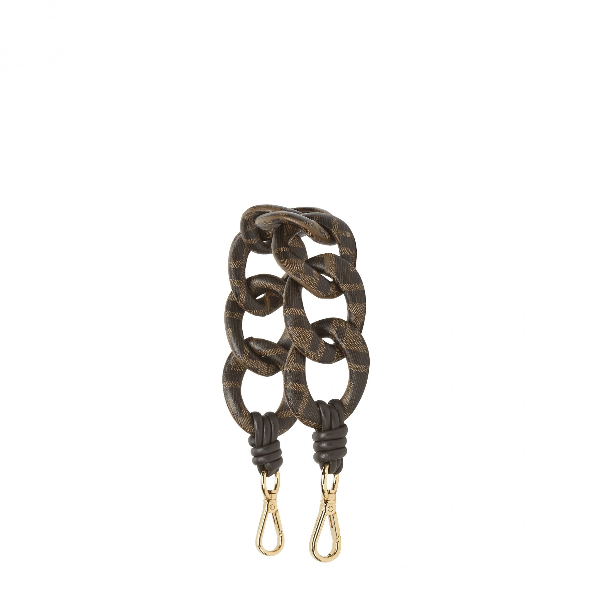FF LOGO皮革Mini Strap You。NT$30,400（FENDI提供）