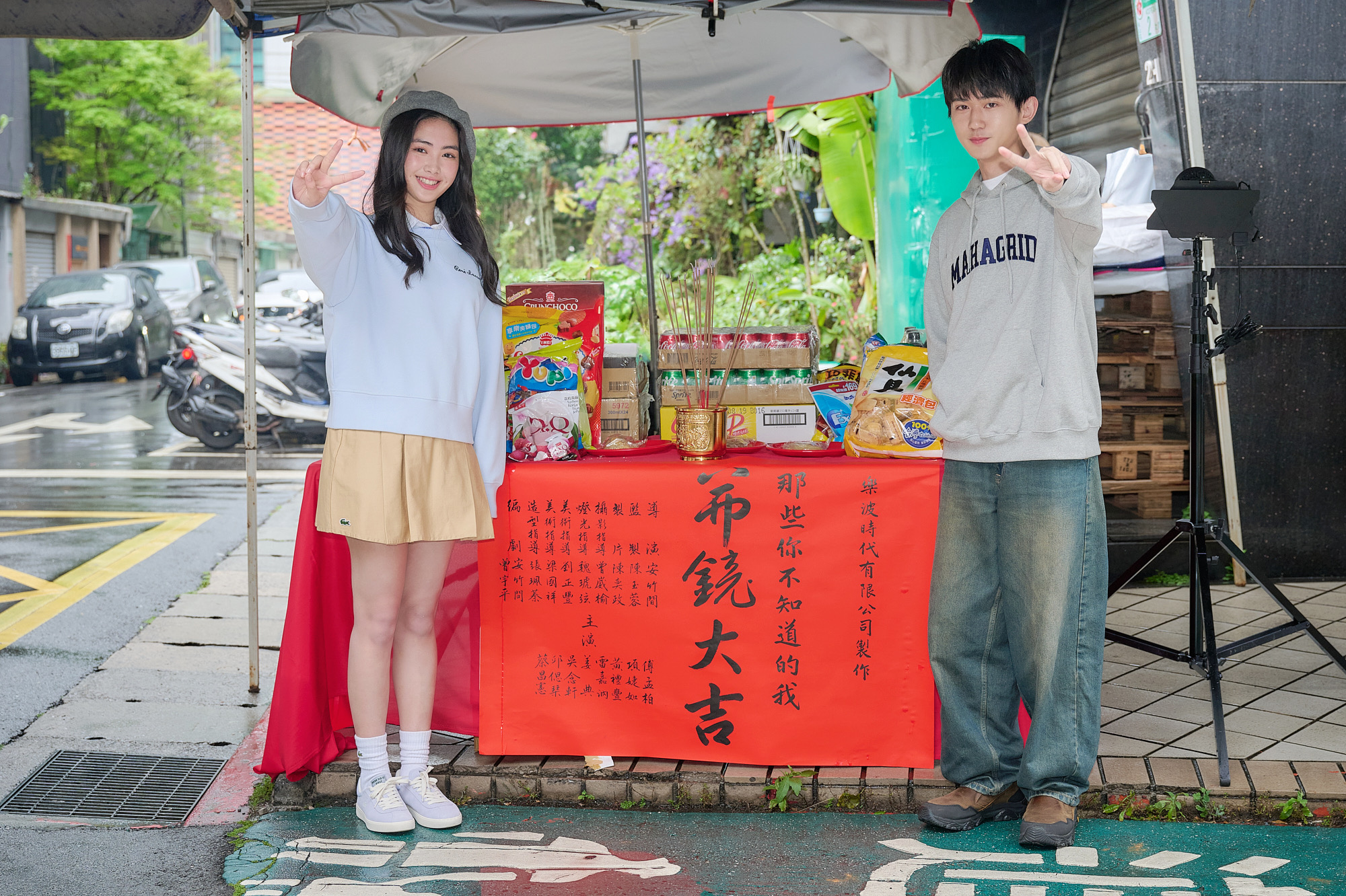 金鐘新人姜典(右)及雷嘉汭(左)。(vibio樂波時代提供)