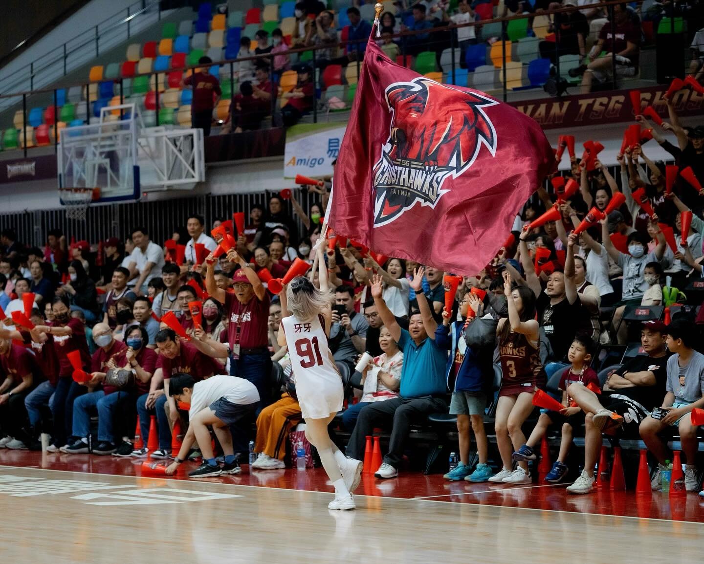 原屬T1的台南台鋼獵鷹宣布加入PLG，讓新聯盟球團再減至7隊。（翻攝自臺南台鋼獵鷹職業籃球隊Tainan TSG GhostHawks 臉書）