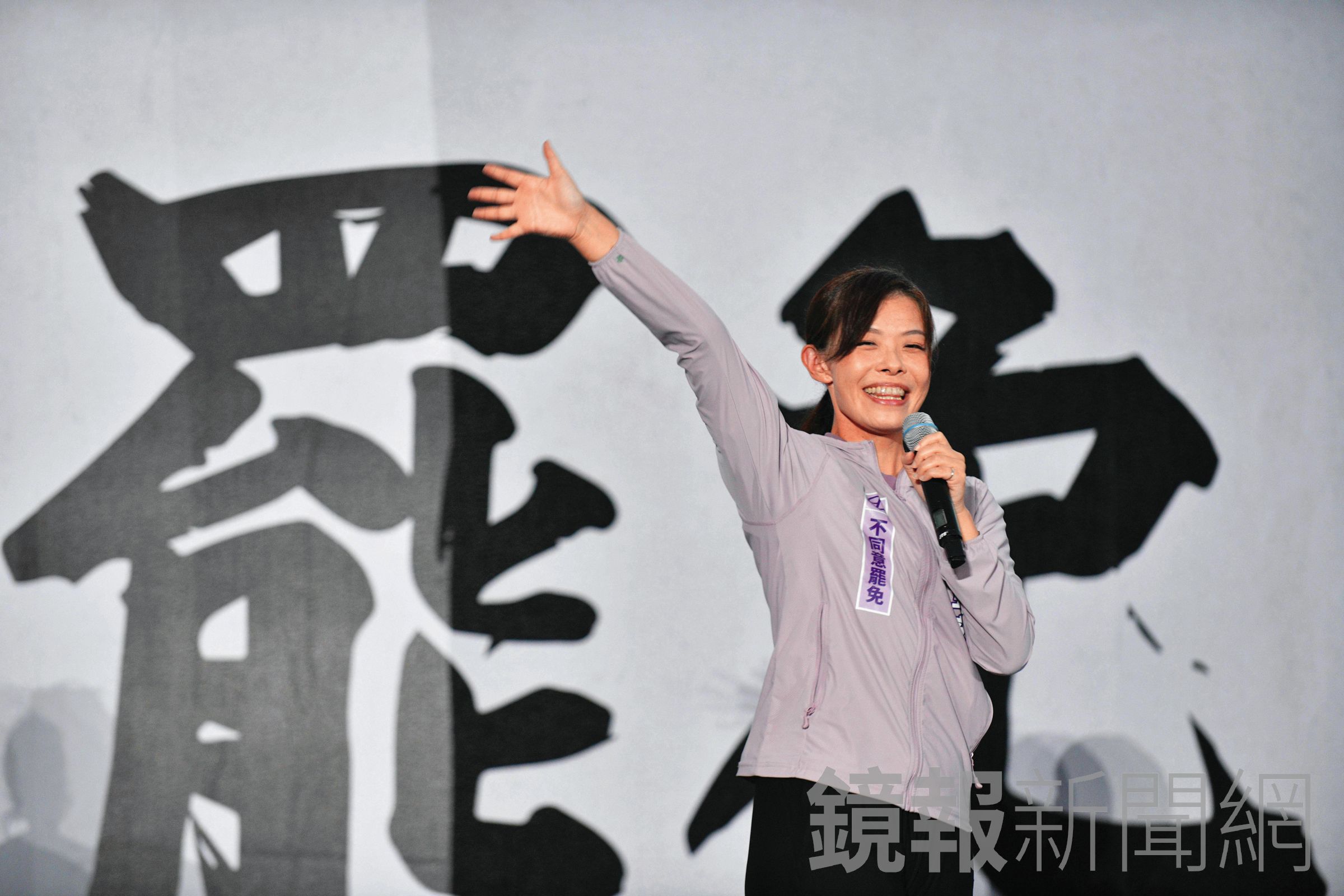 涉貪一審判有罪的高虹安(圖)雖停職,卻成功替柯文哲守住家鄉竹市灘頭堡,成藍白最強示範區。(鏡報李智為)