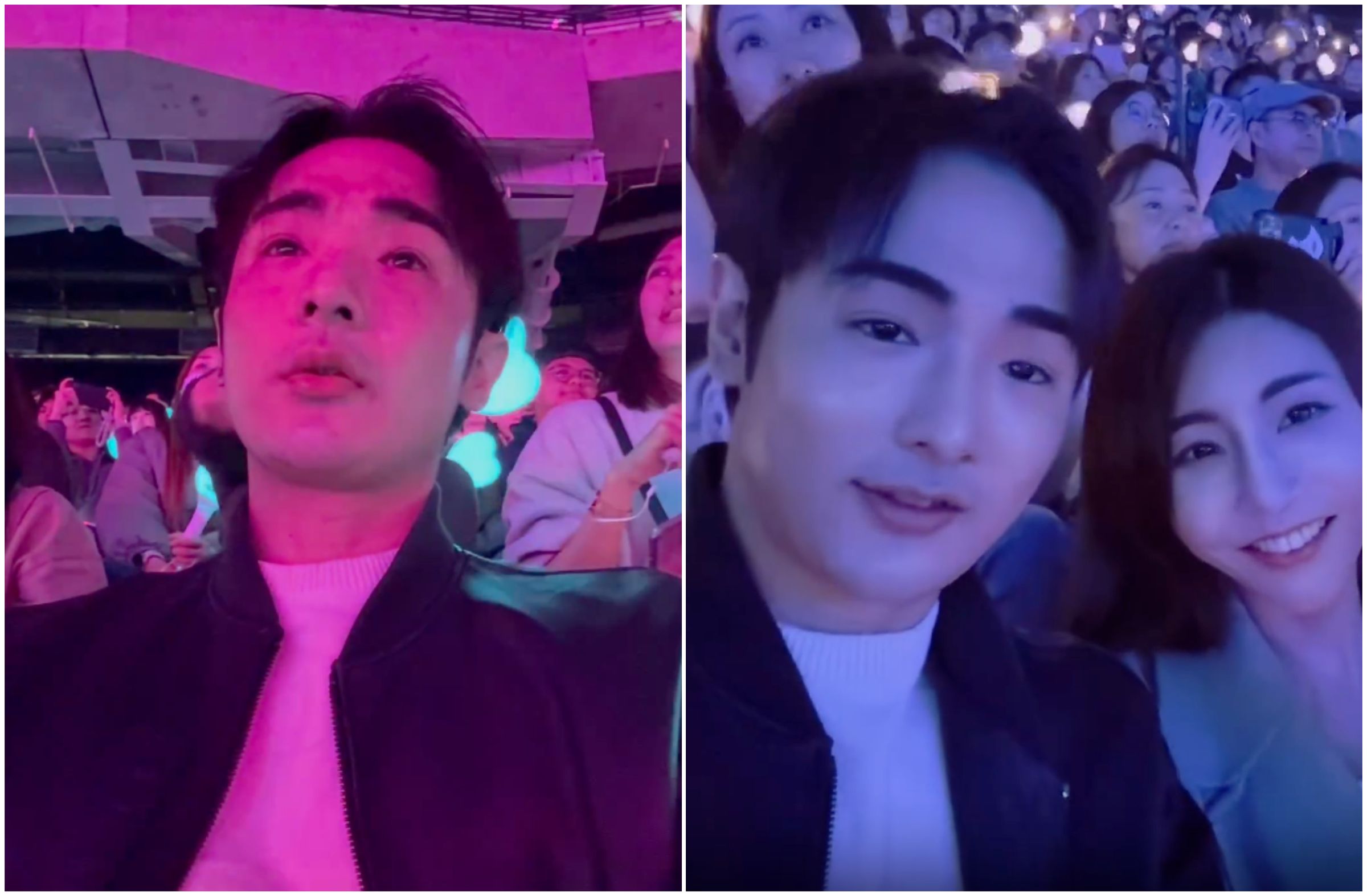 八炯與老婆去看周杰倫演唱會,過程一度感動落淚。(翻攝musiclin_1107 Threads)