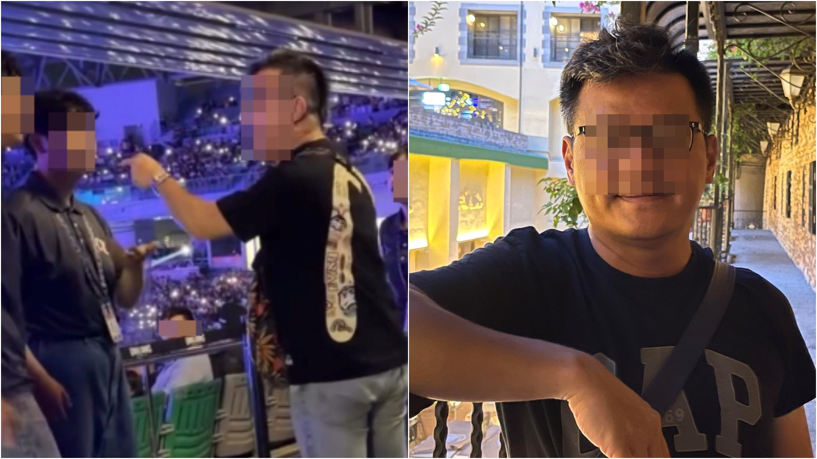 蔣姓房仲稍早發聲明致歉，沒了事發時的囂張氣焰。（翻攝Threads@huhu_artnhandmade、蔣男臉書）