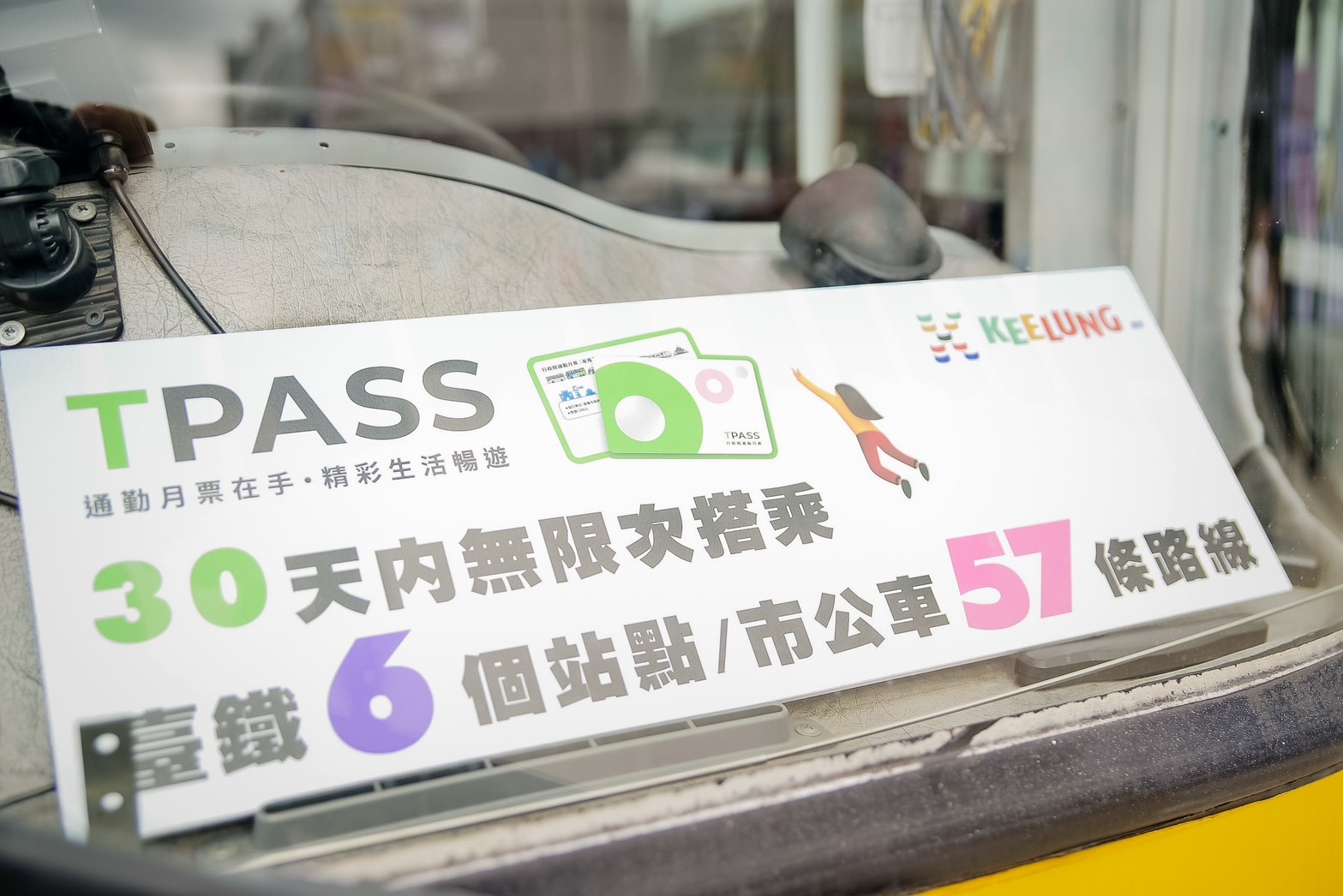 「基隆市公共運輸定期票」288元暢行搭乘基隆公車及台鐵。