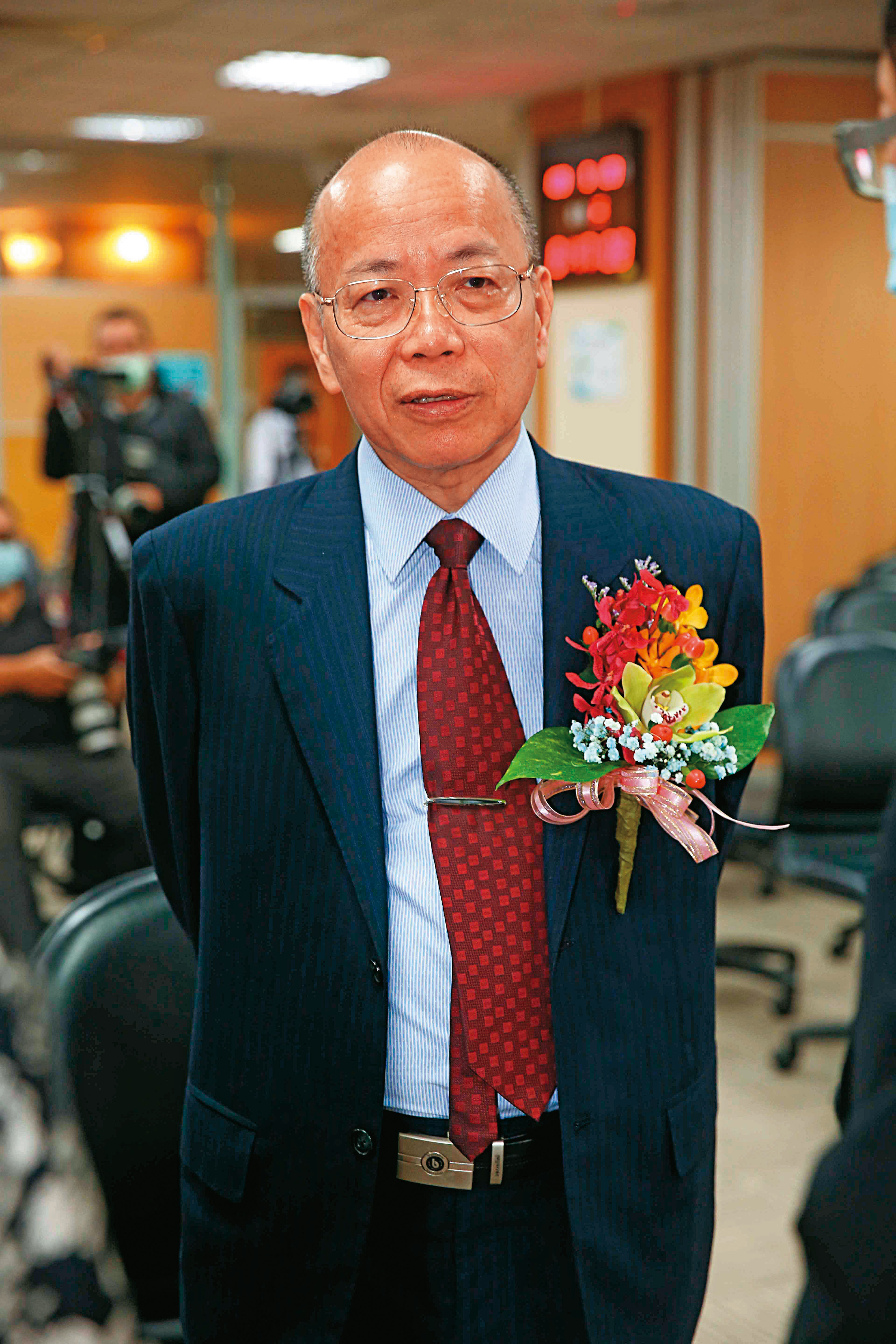 張景森(圖)從蔡英文執政前,就在新境界智庫扮演非常重要的角色。