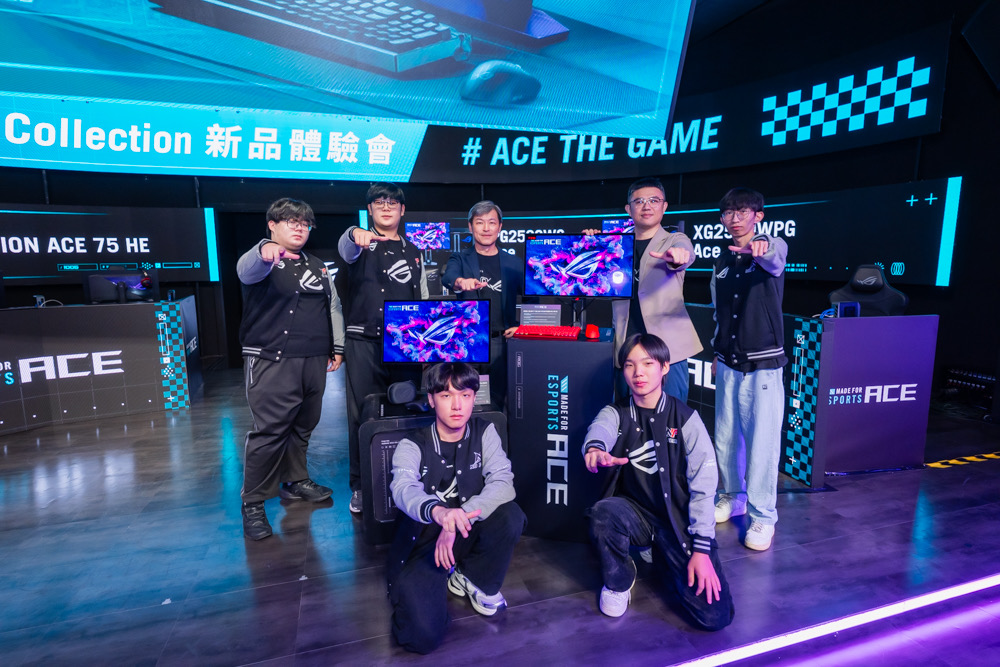 華碩ROG Ace Esports OLED電競螢幕搶市 電競冠軍戰隊也喊讚!