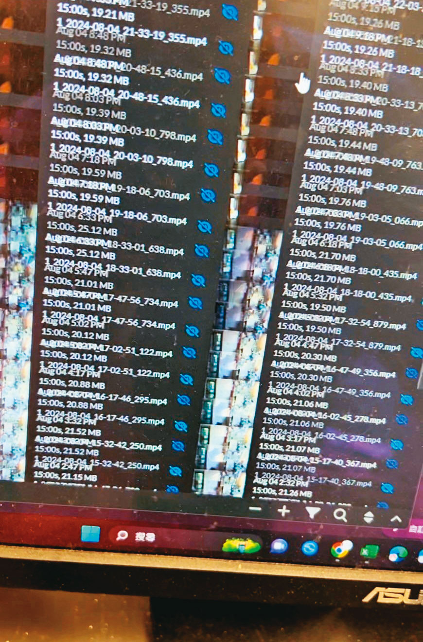 學生會辦公室的公用電腦內，被發現1千6百多個竊錄檔案。（讀者提供）