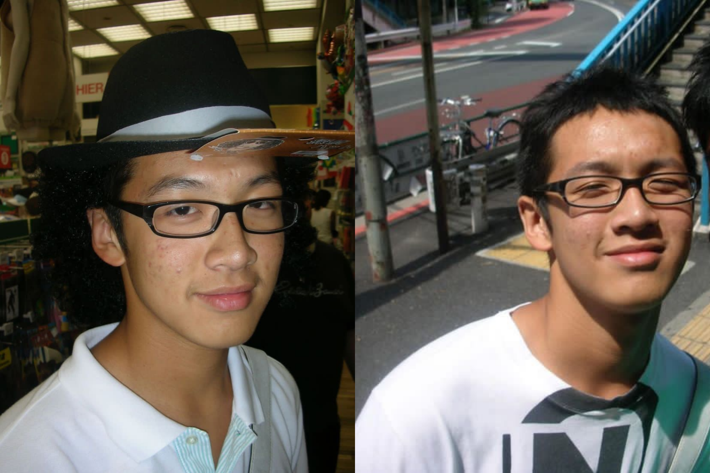 柯震東甩出國高中舊照,被網友打趣一臉就像被霸凌的樣子。(翻攝自柯震東threads)