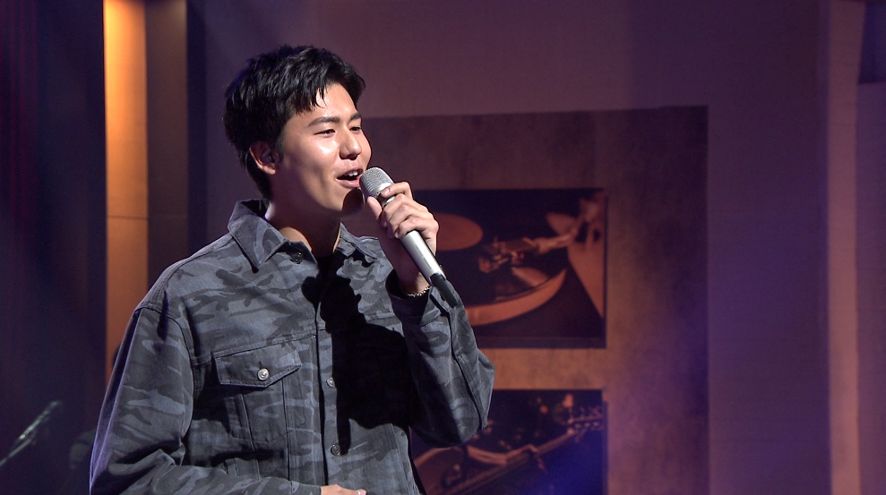 風田、宇珊上節目錄影。（年代MUCH提供）