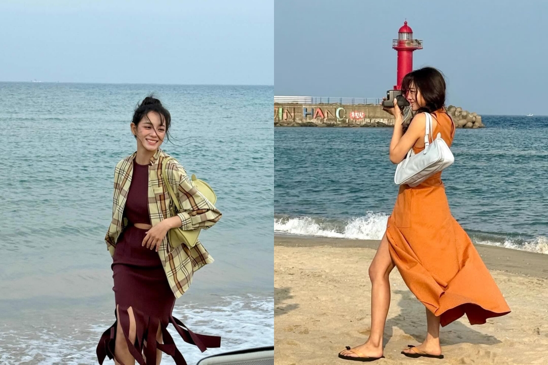 金世正釋出為LONGCHAMP拍攝形象廣告的花絮。（翻攝自金世正IG）