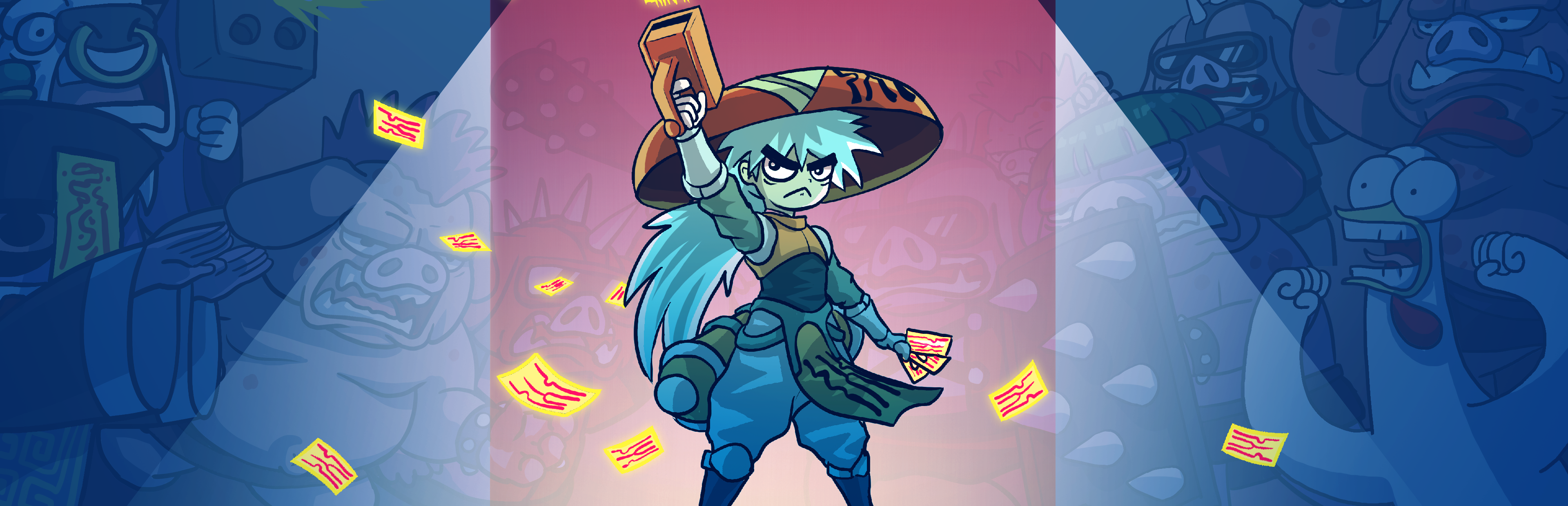 《未來道士》採動作生存玩法，關卡長度分為10分及20分，要想辦法存活到時間結束，或擊敗頭目通關。（黃天嶸提供）