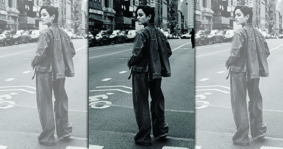 Levi's x sacai系列形象照由攝影大師Craig McDean掌鏡，由演員兼模特兒Chase Sui Wonders演繹。（Levi's提供）