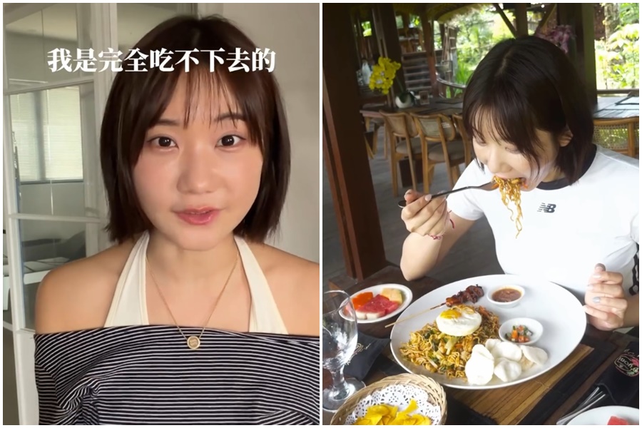 愛莉莎莎最近開始「戒肉」，和她在峇里島吃雞肉沙嗲有關。（翻攝自愛莉莎莎 Alisasa 臉書）