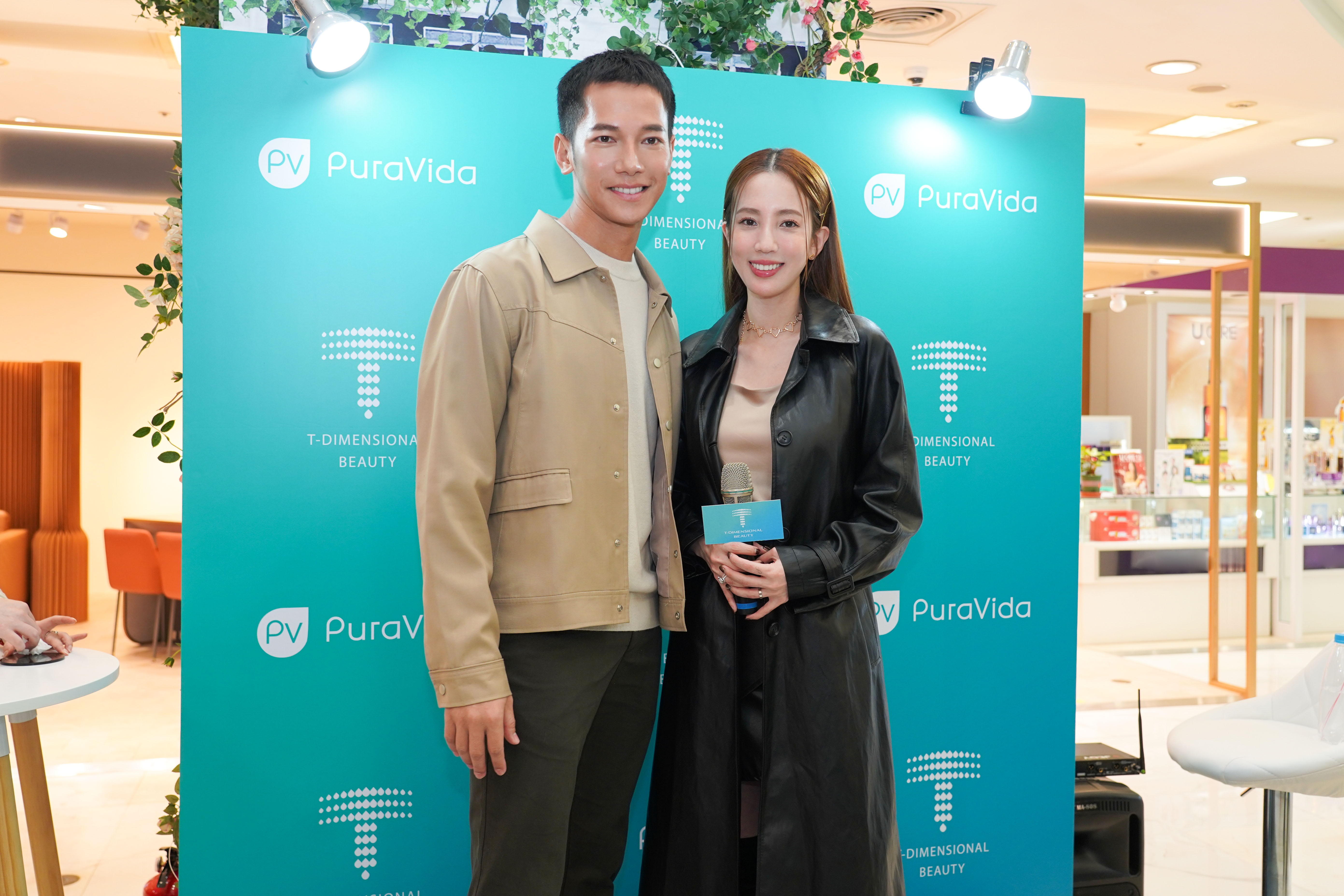 愛雅與梁瀚名戲外再度同台。（台灣奇士美提供）