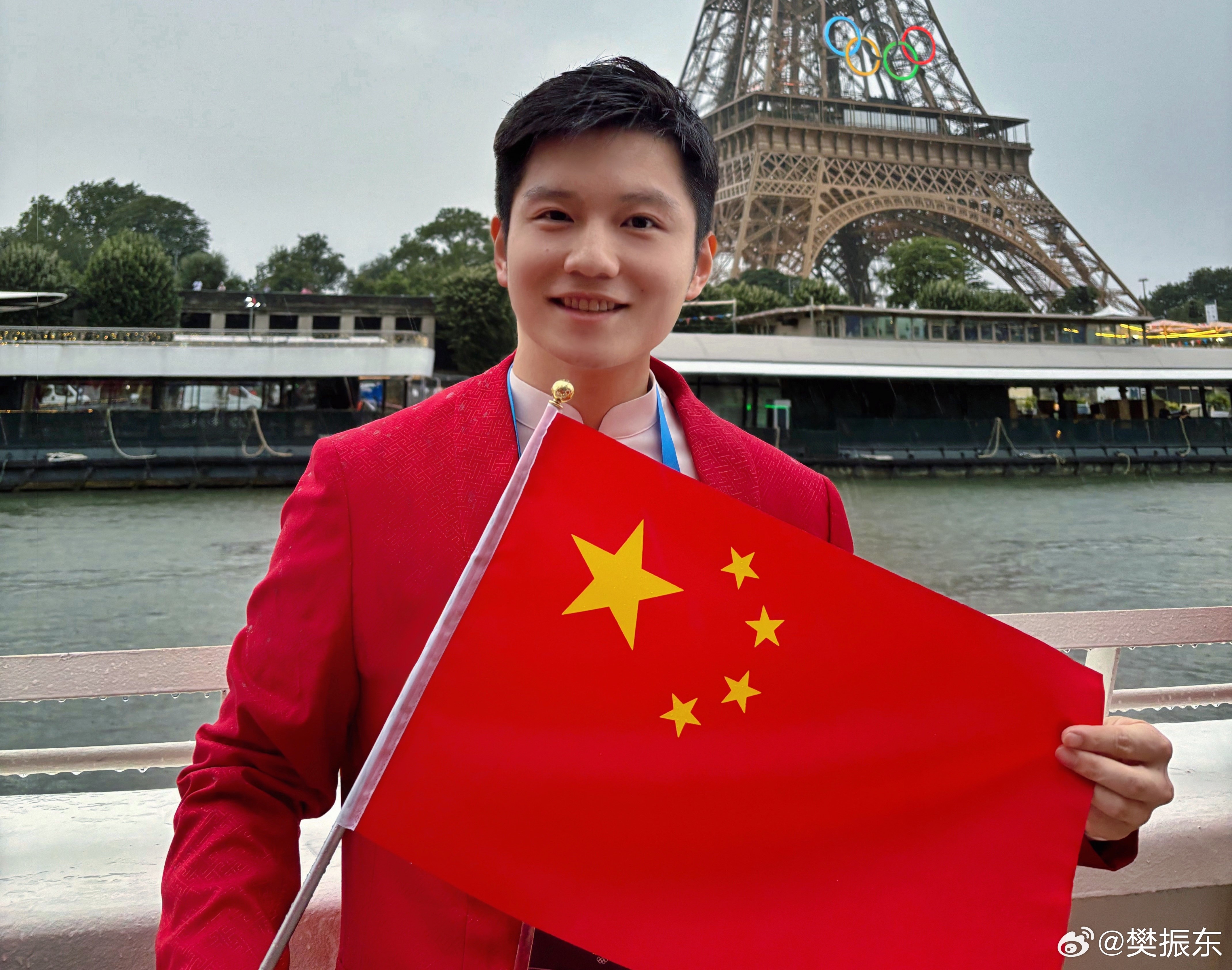 樊振東今宣告「退出世界排名」。（翻攝自樊振東微博）