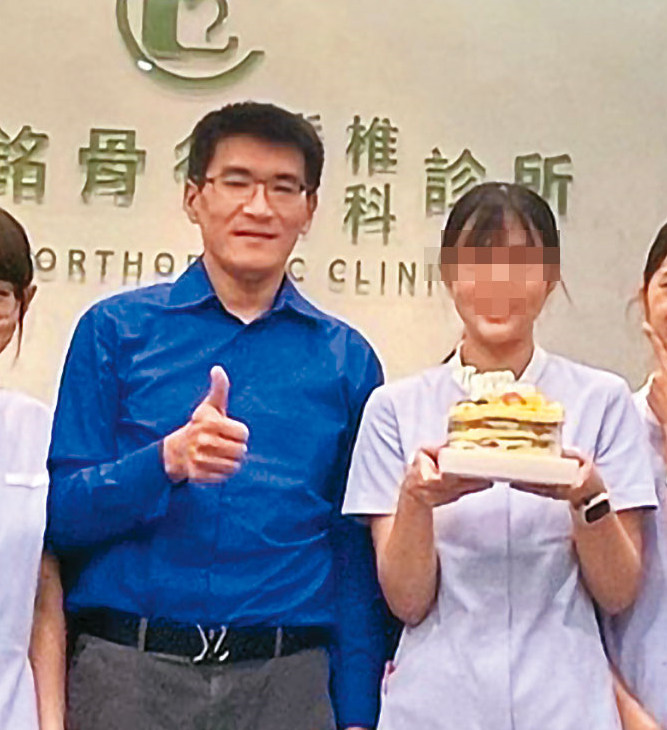 前第一女婿、骨科醫師趙建銘（左）跟自家診所護理師（右）關係曖昧。（資料照片）