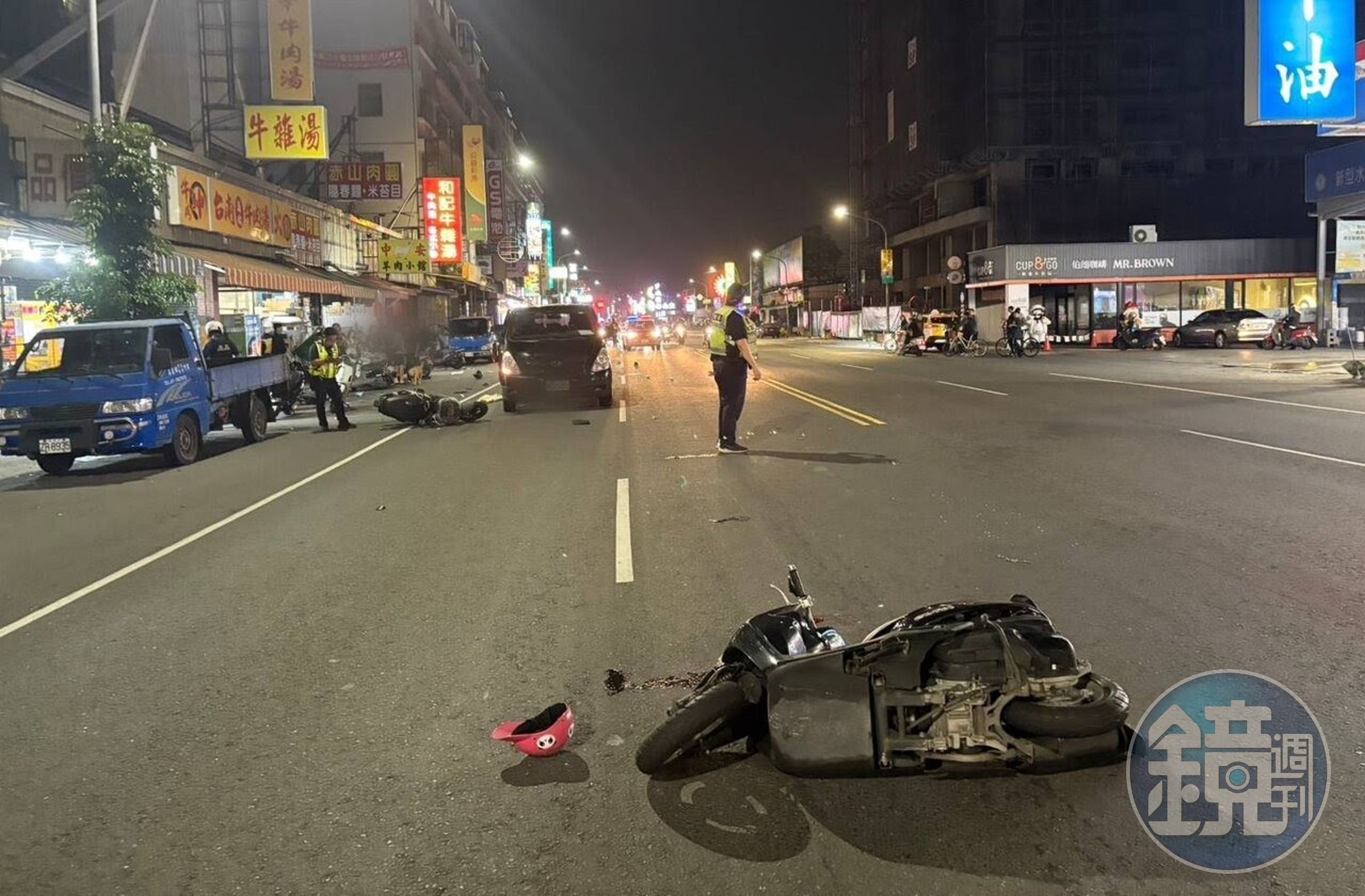 楊男毒駕追撞機車,造成擔任保母、育有3子的李姓婦人死亡。(讀者提供)