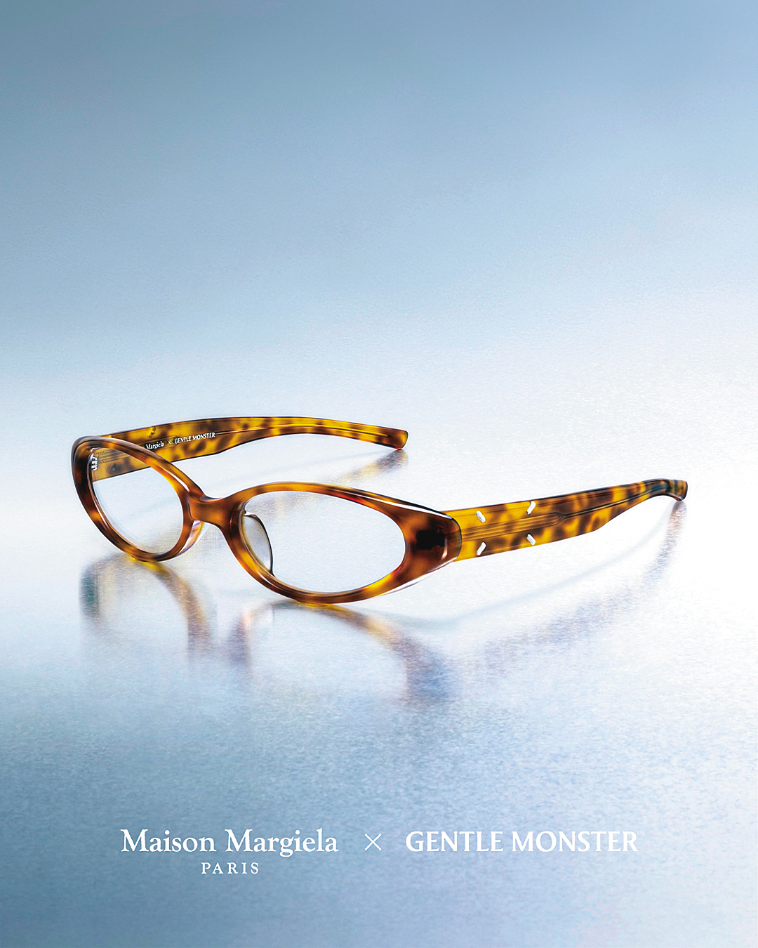 Maison Margiela x Gentle Monster MM213光學眼鏡。（Gentle Monster提供）