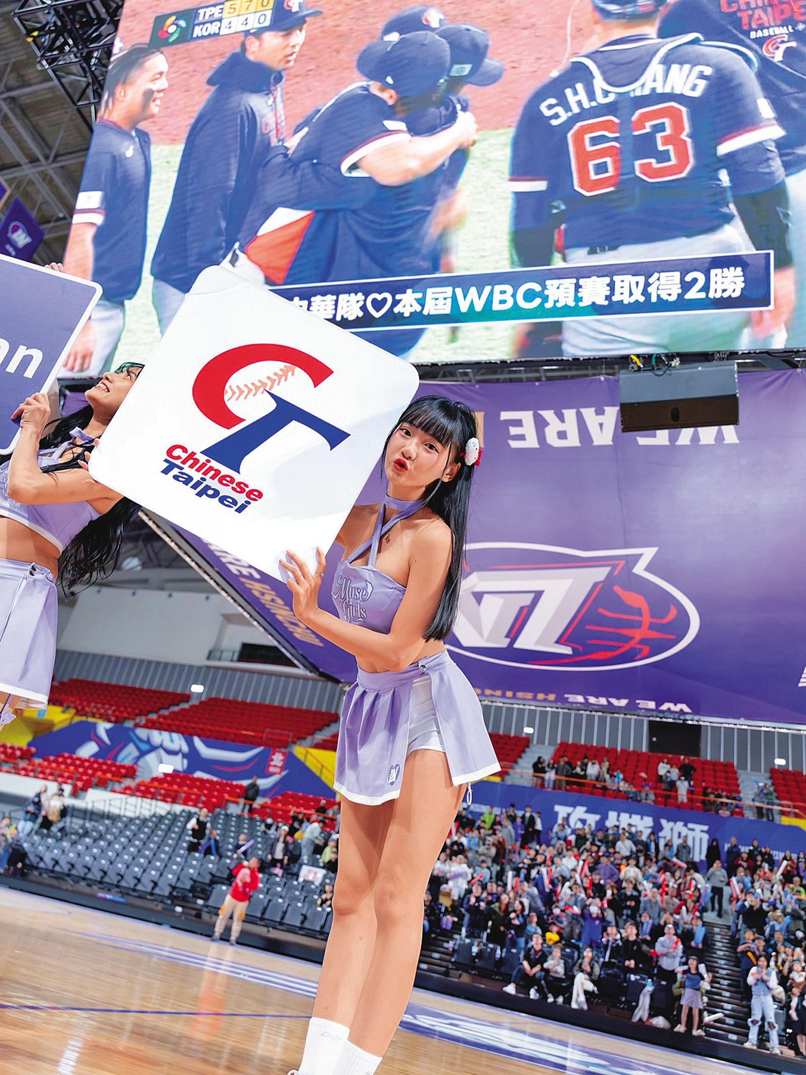 昆娜陸續參加不少國際賽事，也為中華隊應援過。（翻攝自昆娜IG）