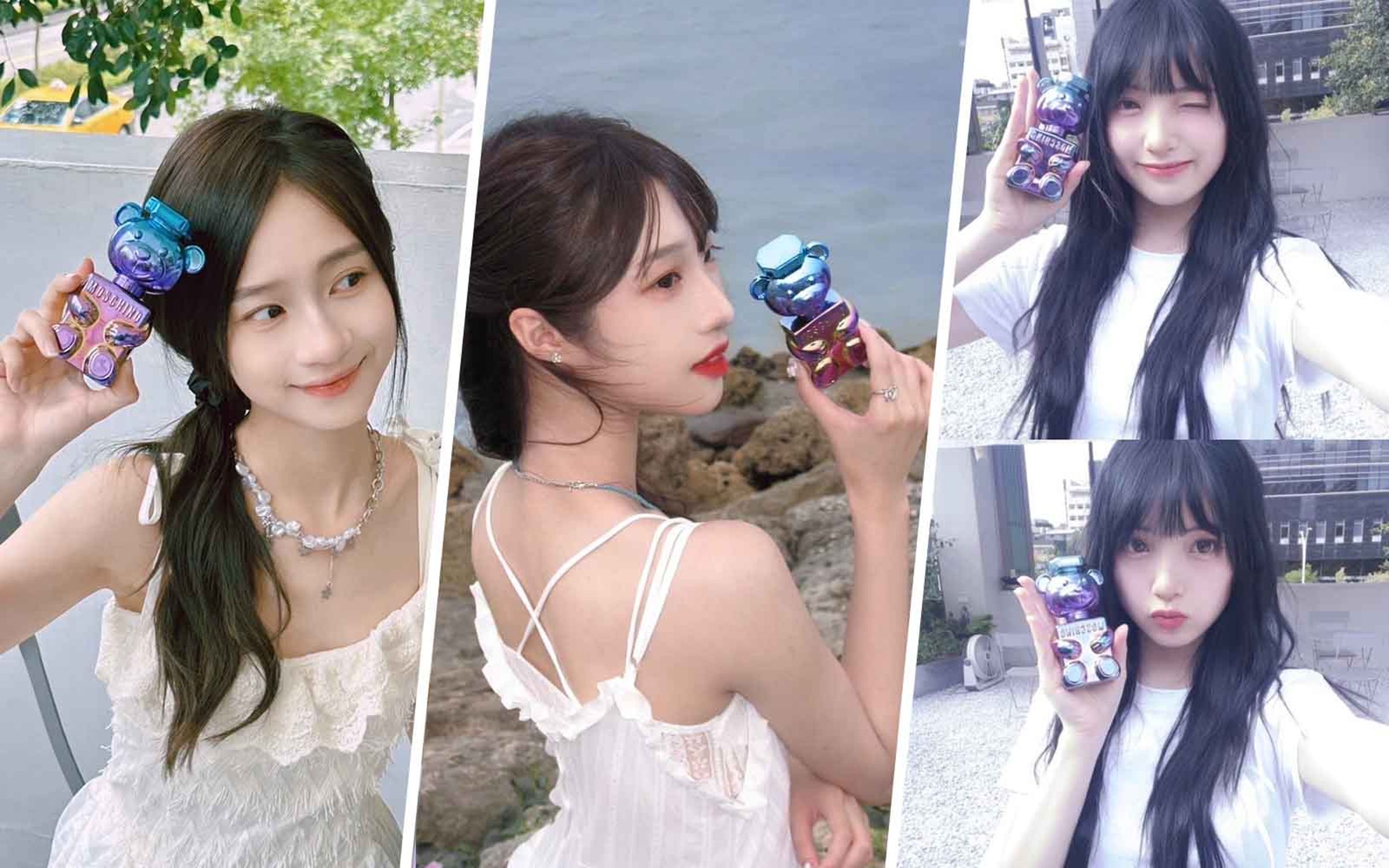 茉莉與小蒼蘭的優雅花香,加上西西里檸檬的清新,讓(由左至右)蔡菜、董子瑄、簡芝婷在炎炎夏日裡覺得非常療瘉!