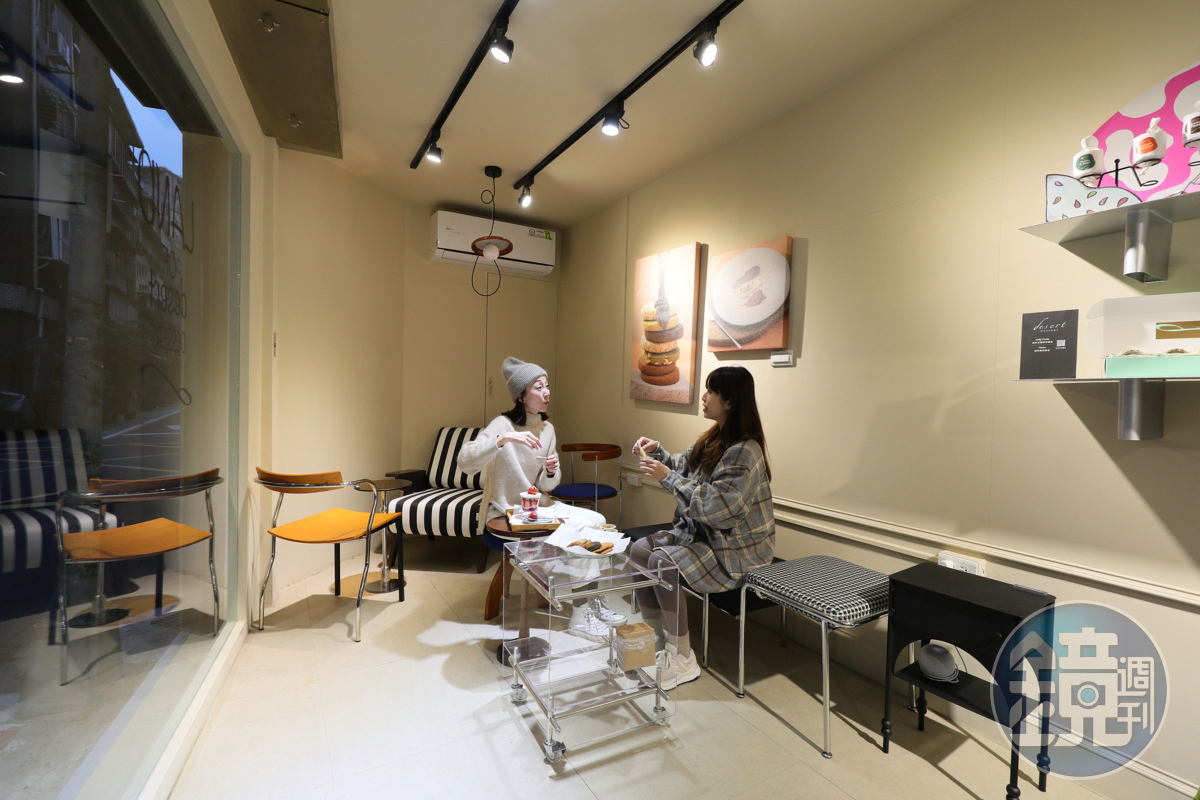 小小的店面主打外帶餅乾，受到女性客人的喜愛。