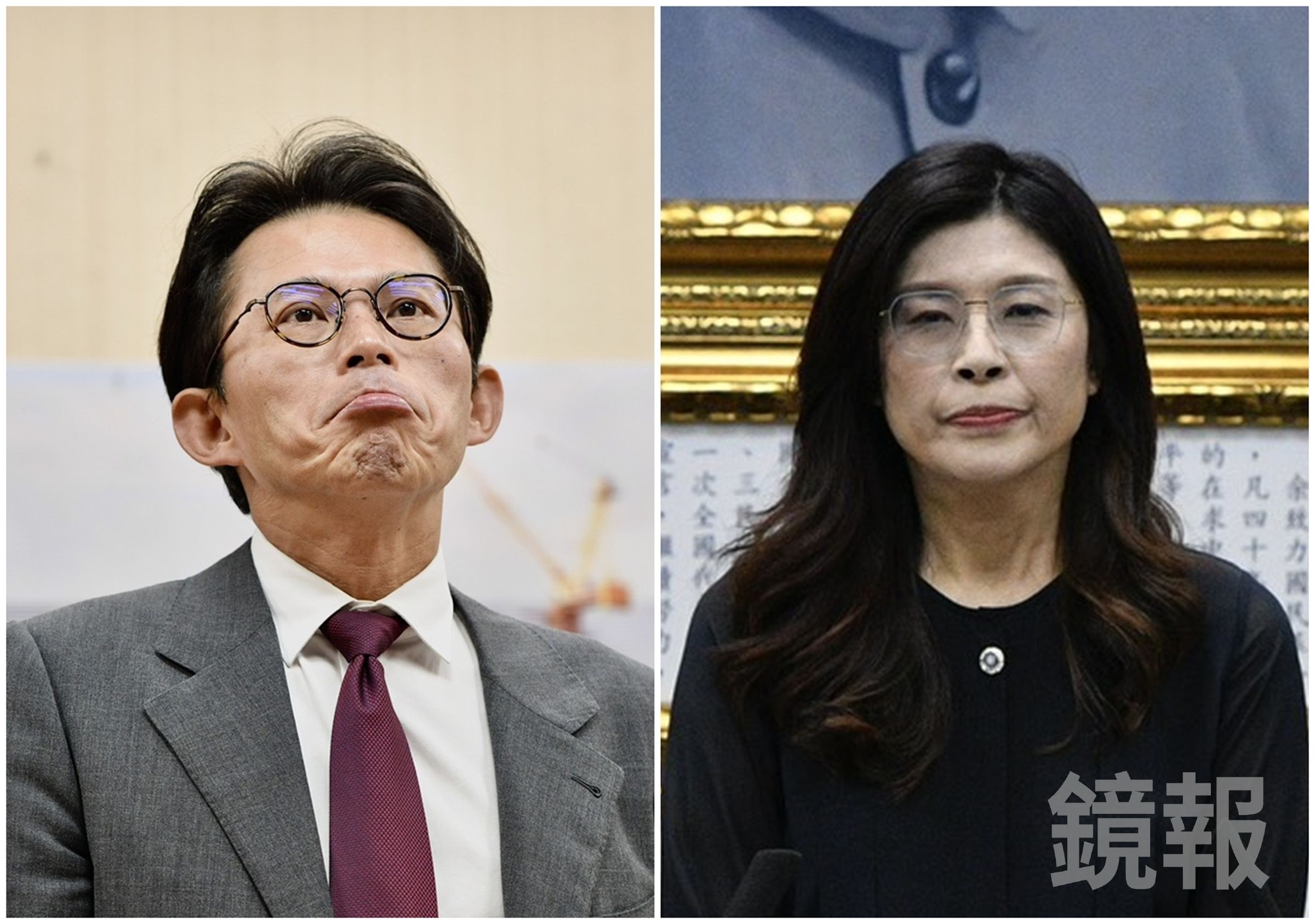 鄭麗文（右）、黃國昌（左）今天下午將會面，討論2026、2028兩黨如何「藍白合」。（合成照，鏡報李智為攝）