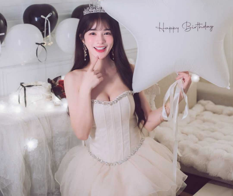 林岱縈健康亮紅燈，導致上場應援頻跑廁所。（翻攝自社群）