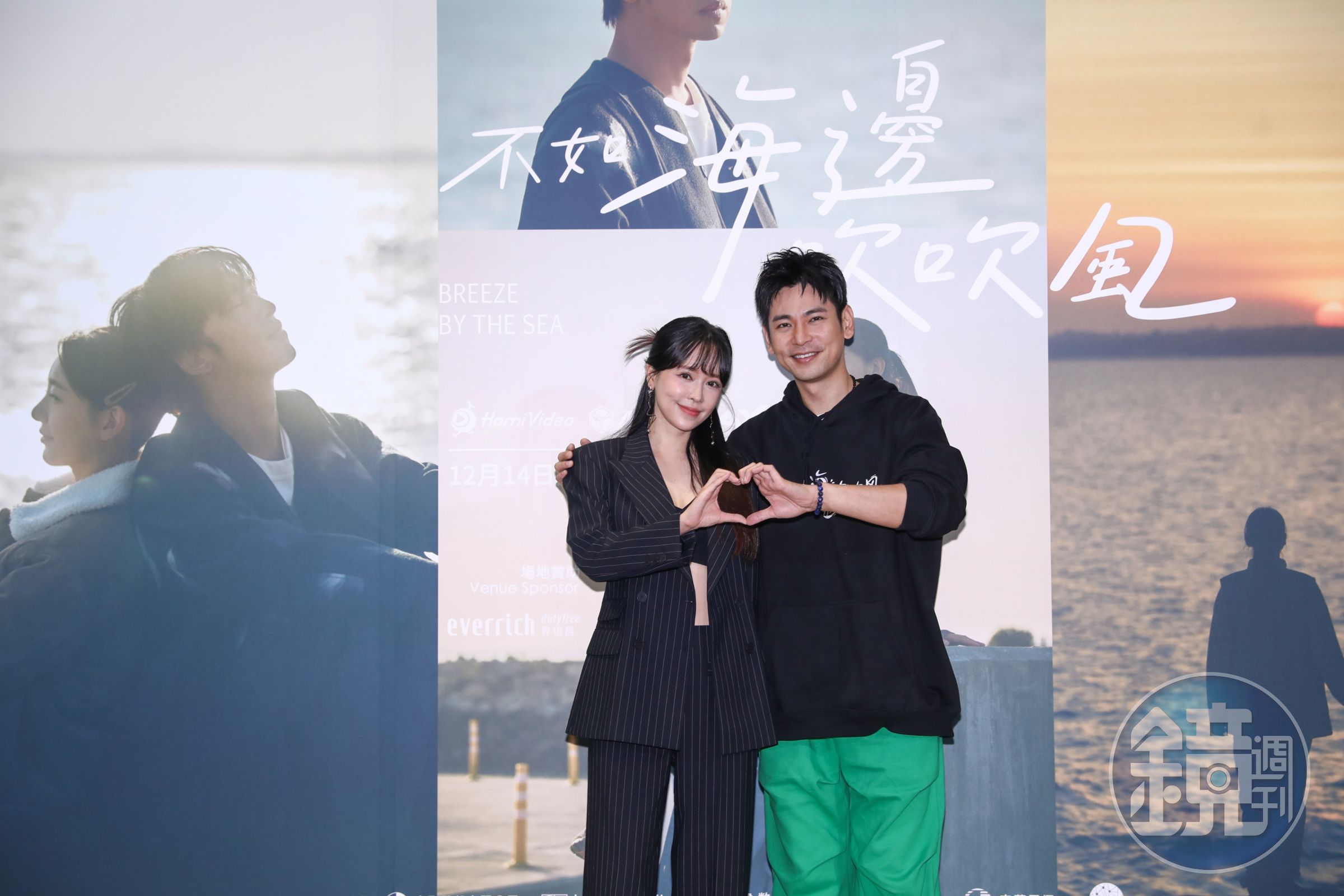 楊子儀在新戲有別以往的演出,和莊茜佳搭檔。