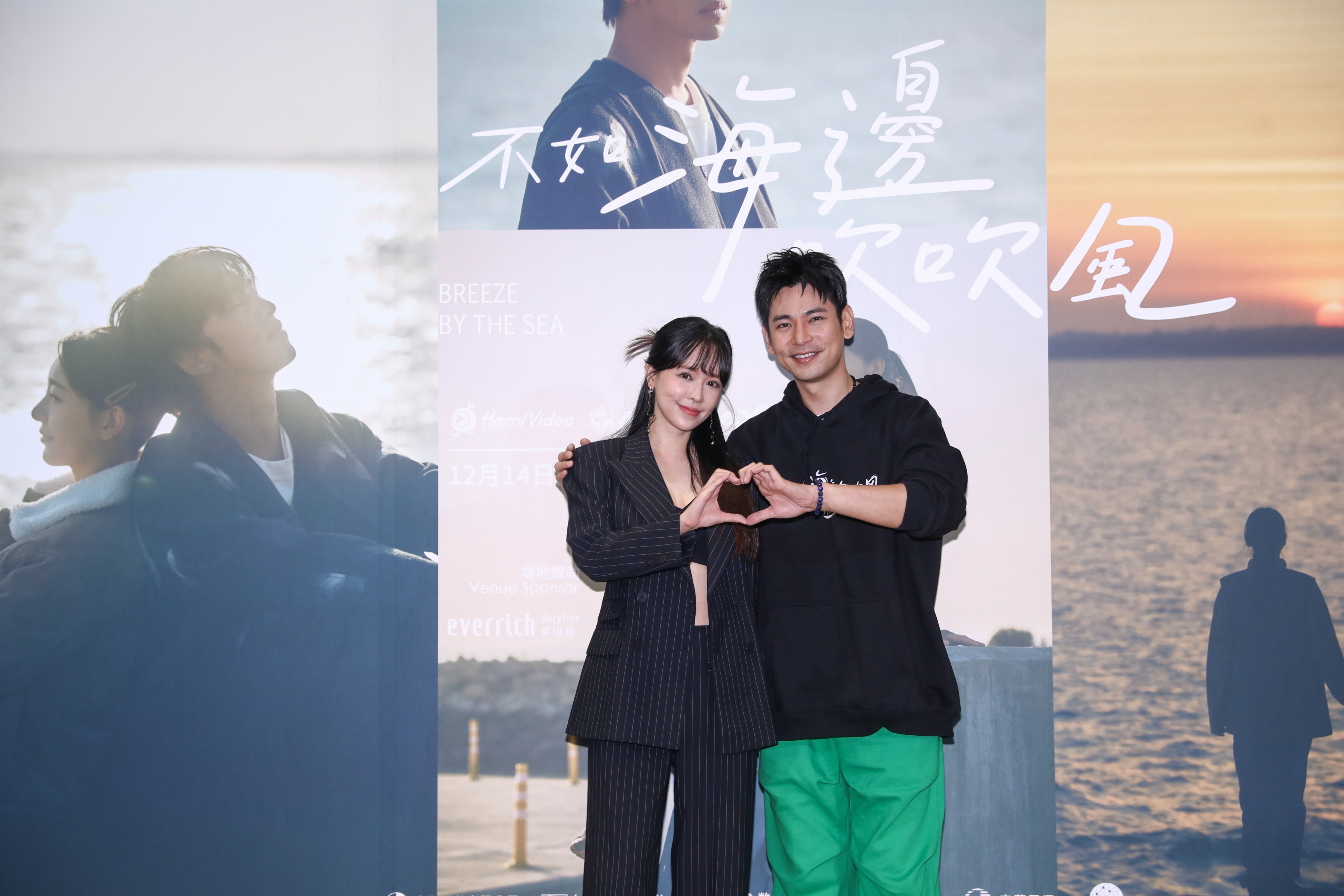 楊子儀在新戲有別以往的演出，和莊茜佳搭檔。